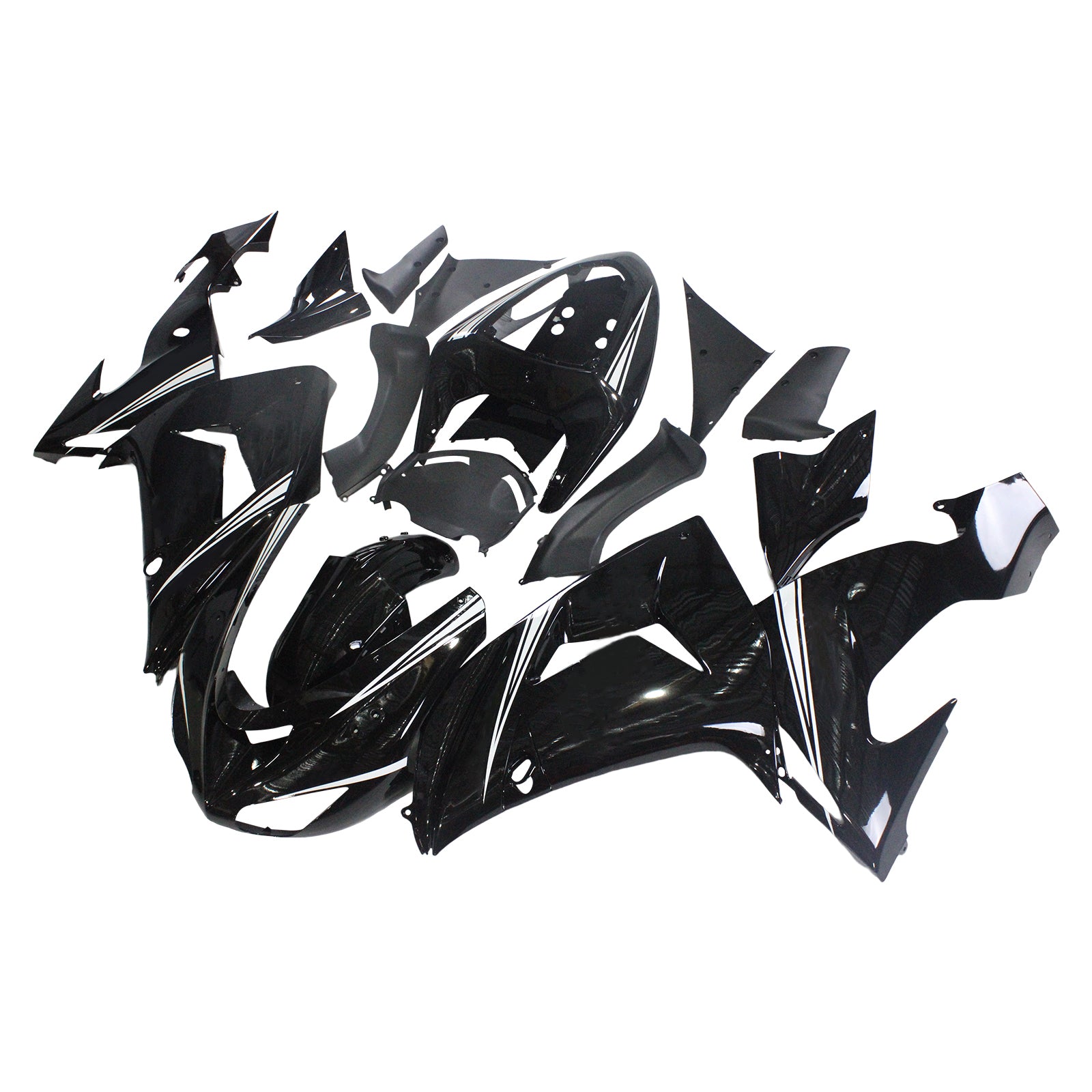 Kit de carénage Amotopart pour Kawasaki ZX10R 2006-2007 Générique