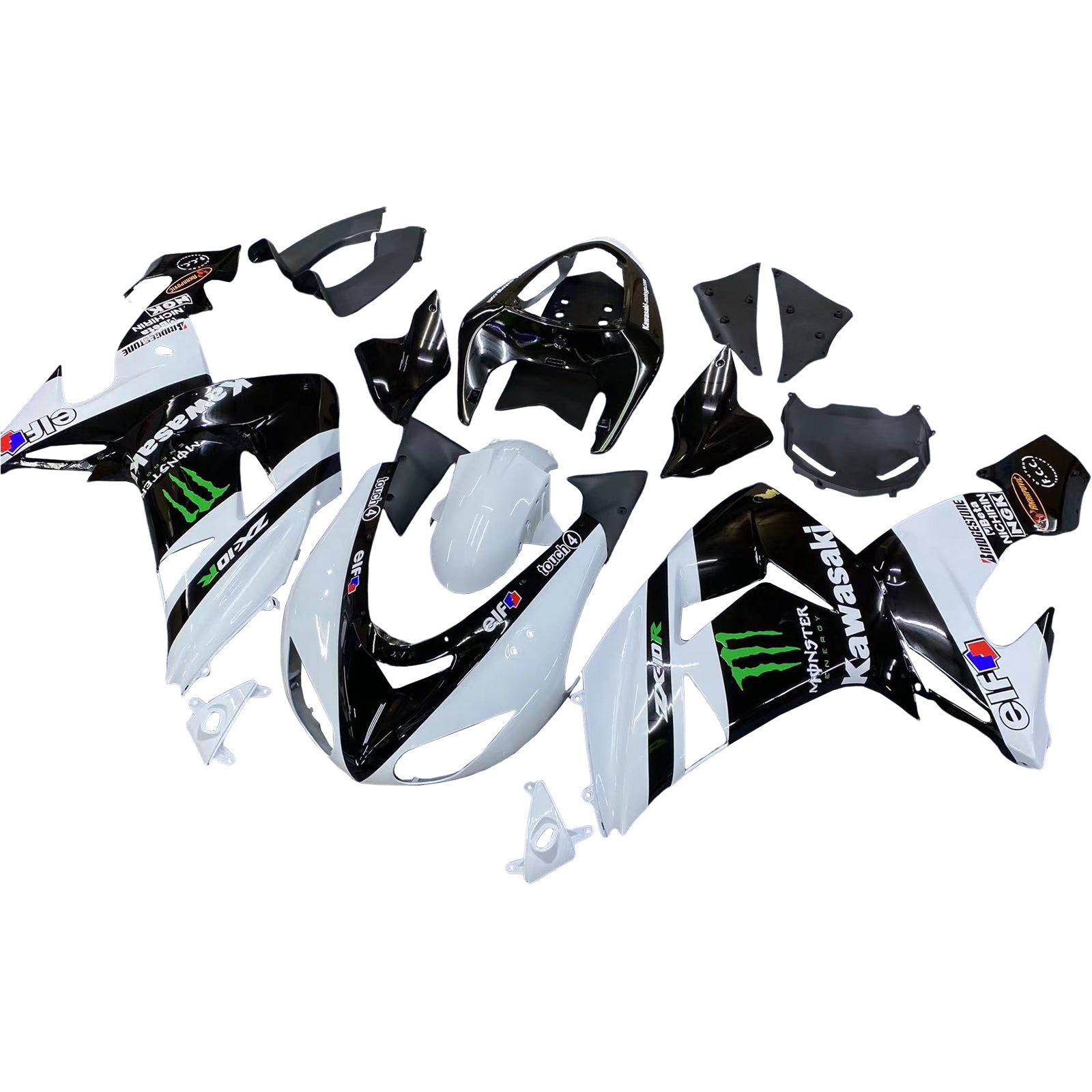 Amotopart Kawasaki ZX10R 2006-2007 Kit de plástico Bodest Store