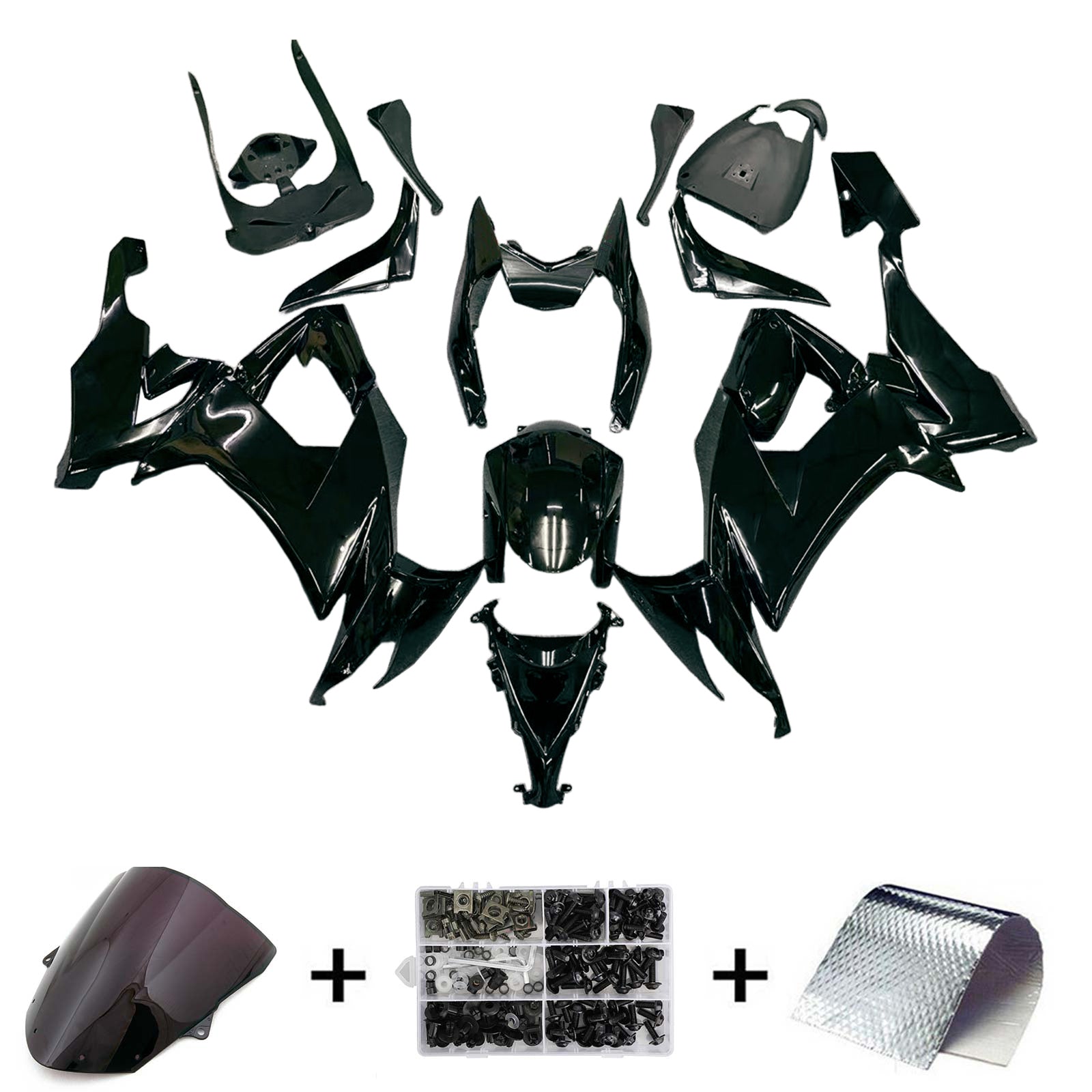 Kit di carenatura Amotopart per Kawasaki ZX10R 2008-2010 generico