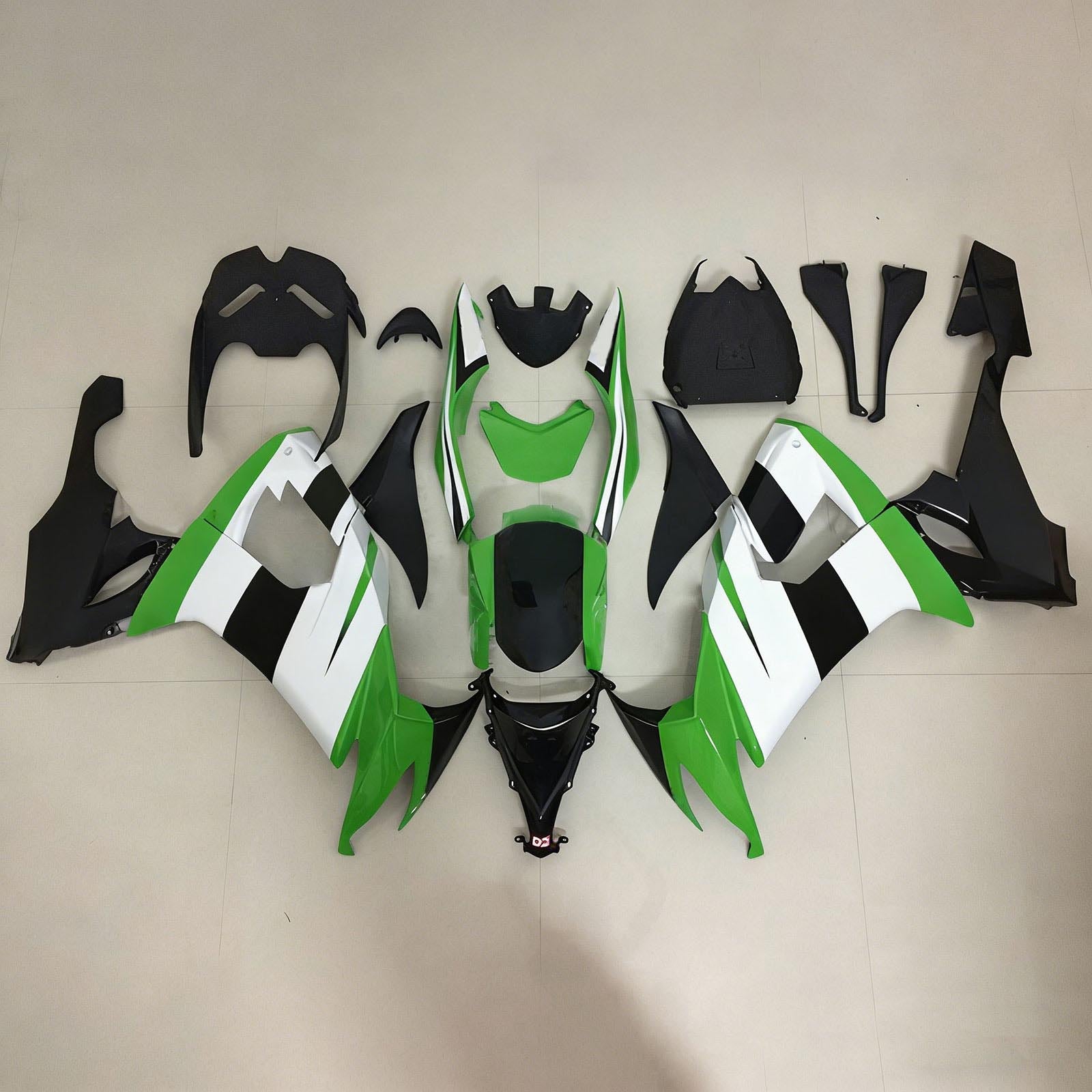Amotopart Kawasaki ZX10R 2008-2010 ABS muovinen korin suojasarja