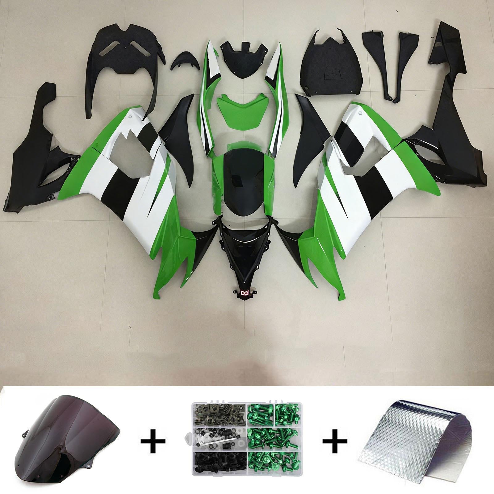 Amotopart Kawasaki ZX10R 2008-2010 ABS muovinen korin suojasarja