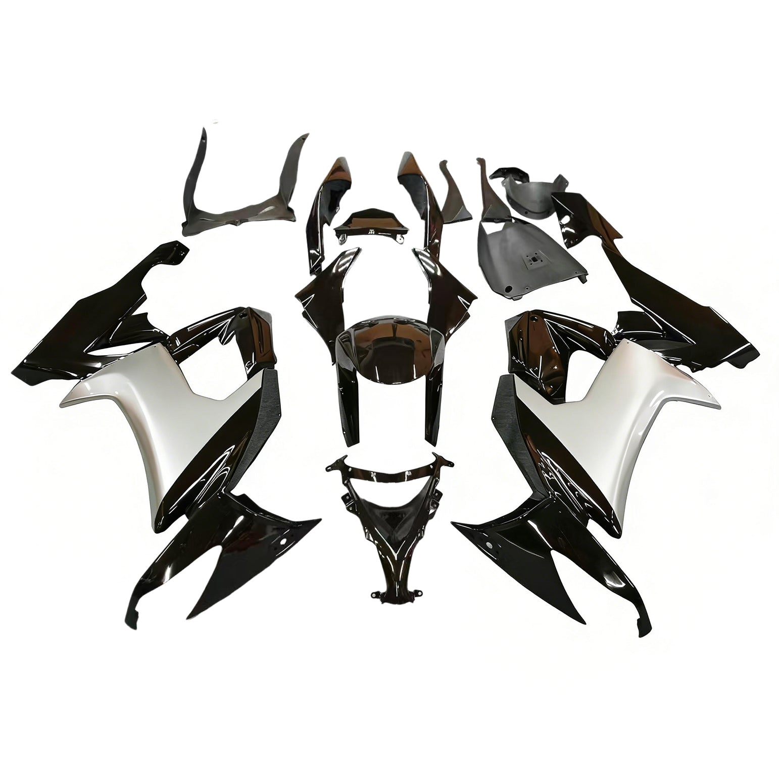 Amotopart Kawasaki ZX10R 2008-2010 Kit Carénage Carrosserie Plastique ABS