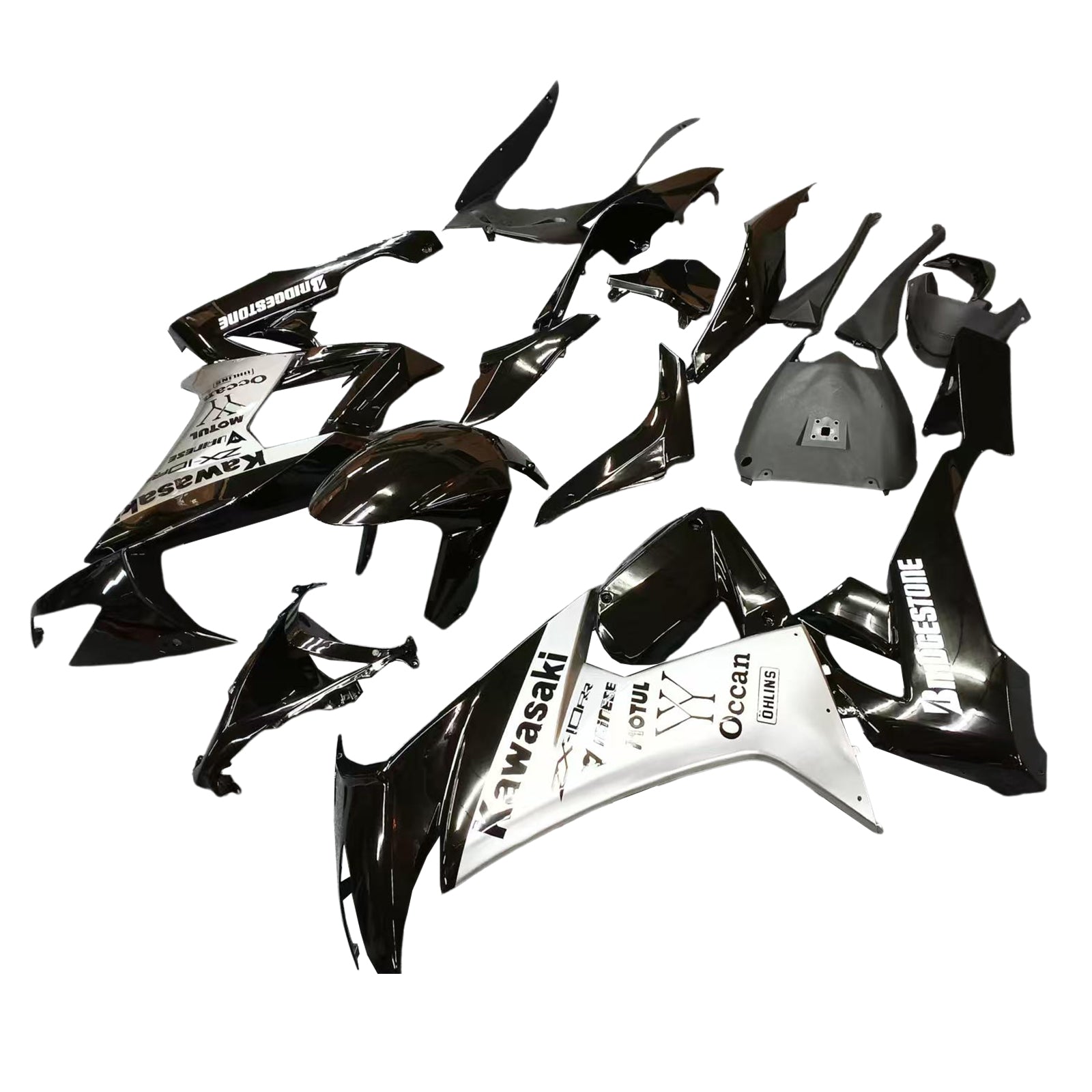 Amotopart Kawasaki ZX10R 2008-2010 ABS kunststof carrosseriekuipset