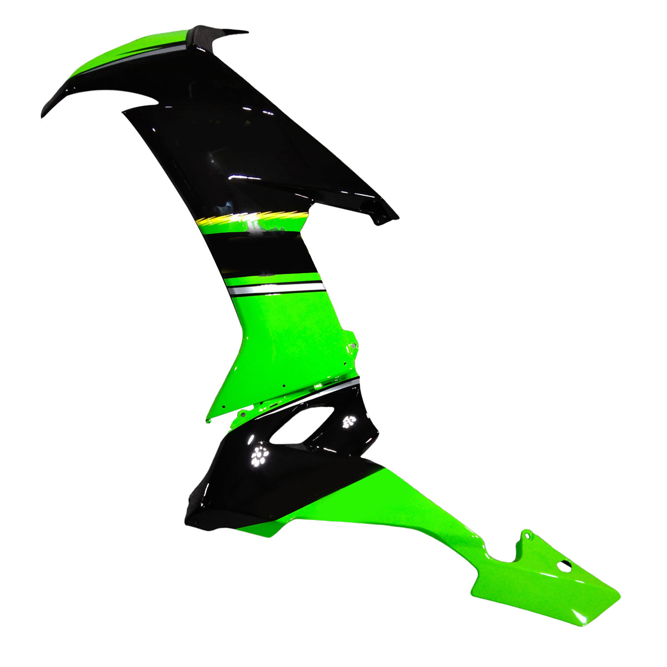 Amotopart Kawasaki ZX10R 2008-2010 Kit Carénage Carrosserie Plastique ABS