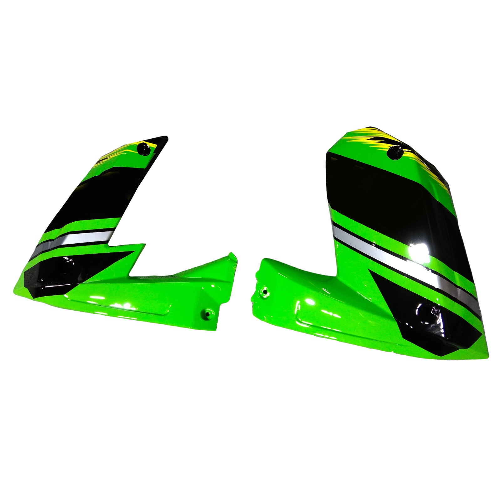 Amotopart Kawasaki ZX10R 2008-2010 Kit Carénage Carrosserie Plastique ABS