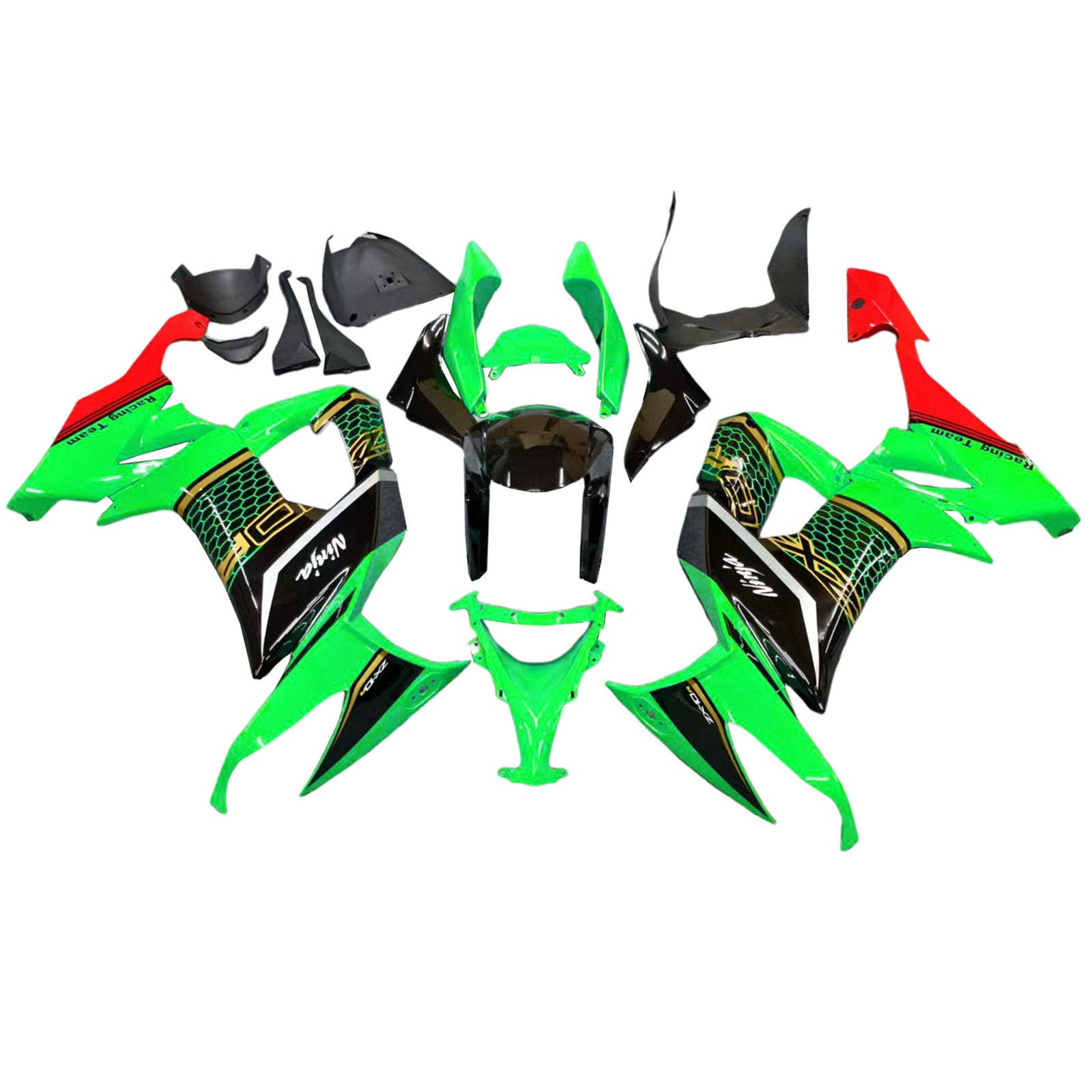 KAWASAKI ZX10R 2008-2010 INGECTION FACHING KIT, ABS plastična karoserija