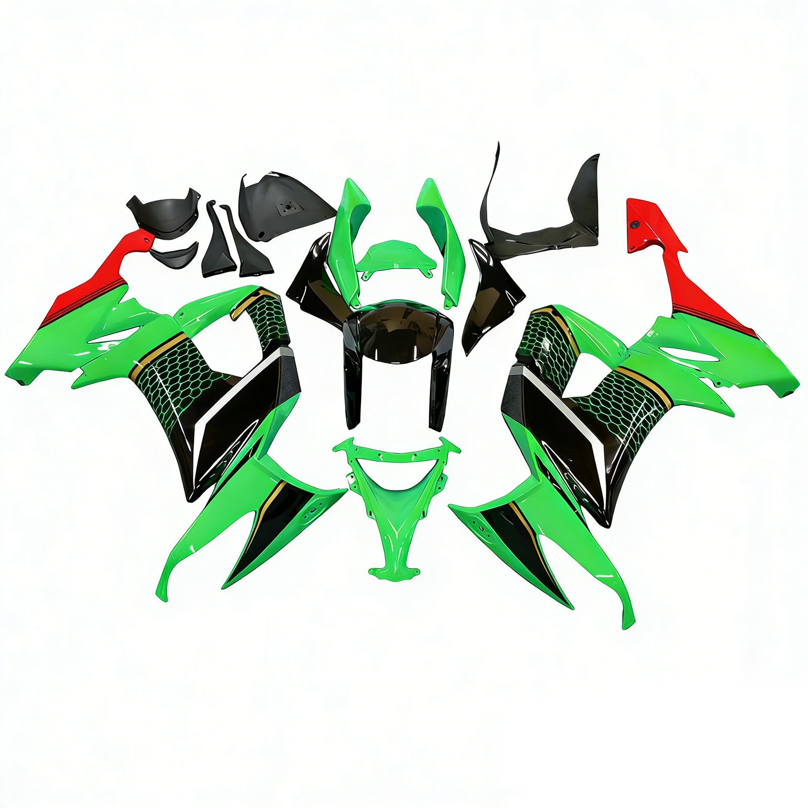 Kawasaki ZX10R 2008-2010 Injektiotapapakkaus, ABS-muovinen kori