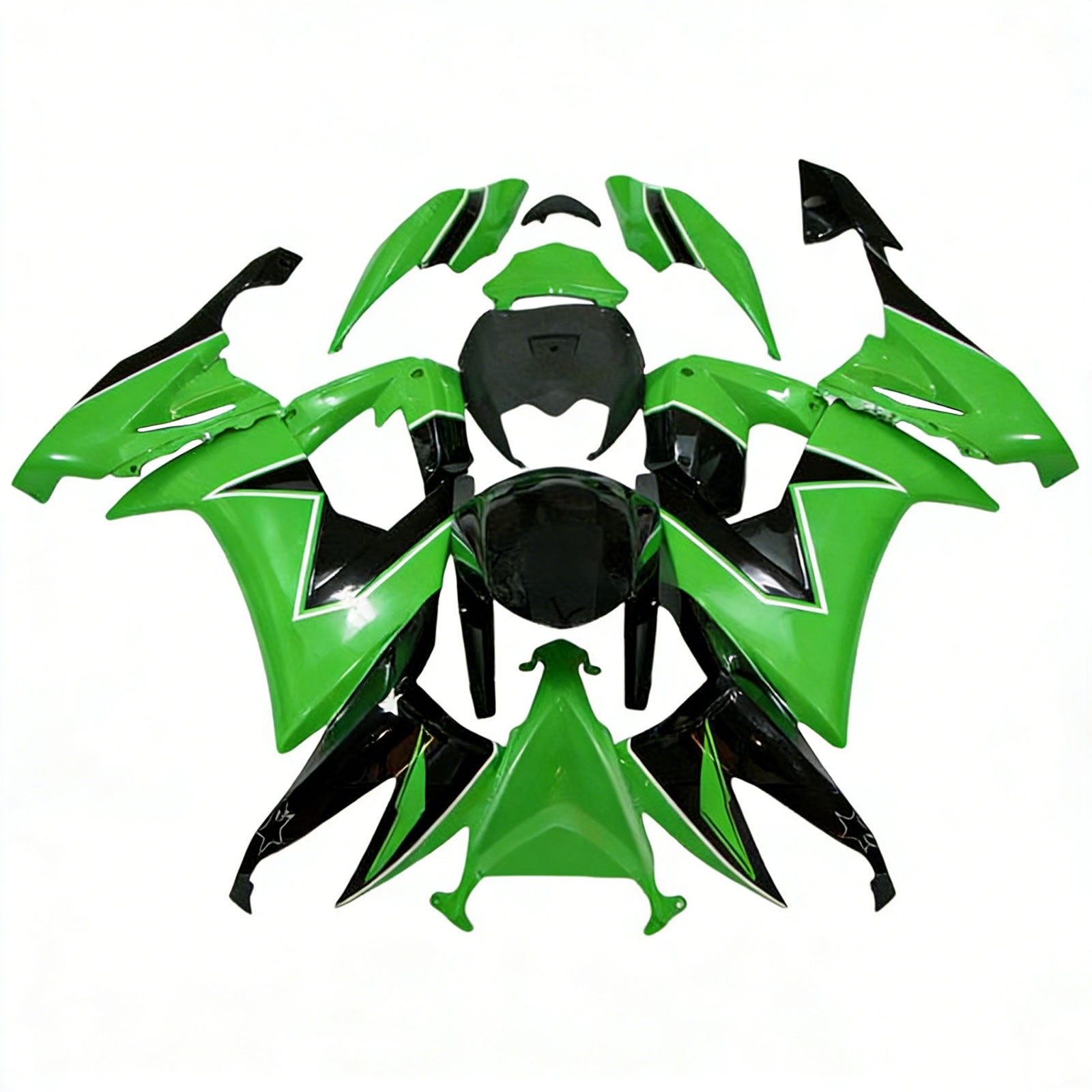 KAWASAKI ZX10R 2008-2010 INGECTION FACHING KIT, ABS plastična karoserija