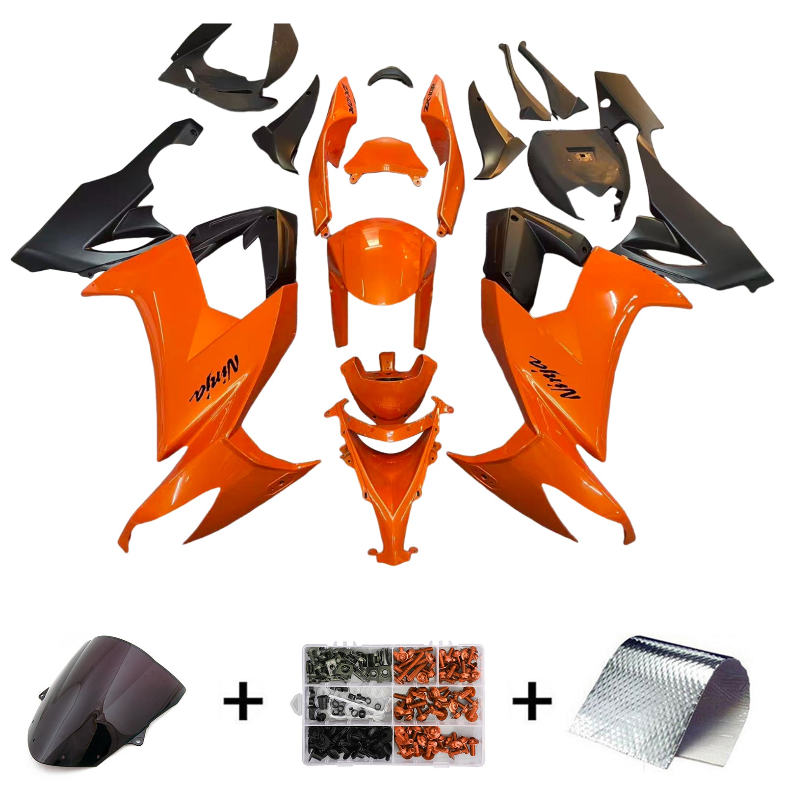 KAWASAKI ZX10R 2008-2010 INGECTION FACHING KIT, ABS plastična karoserija
