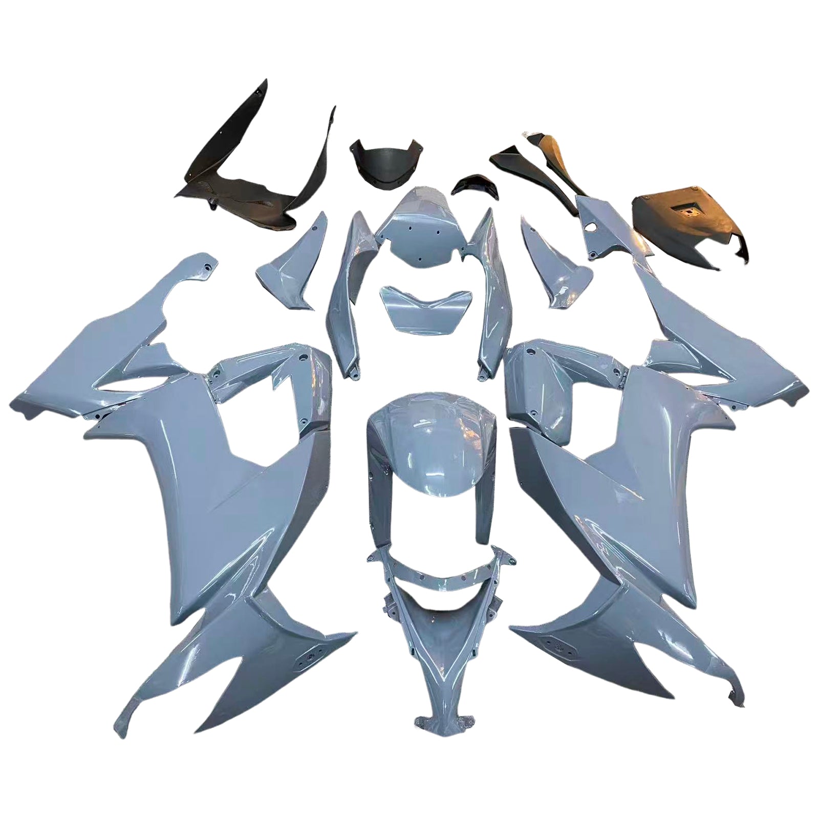 Kit de carénage par injection, carrosserie en plastique ABS pour Kawasaki ZX10R 2008-2010