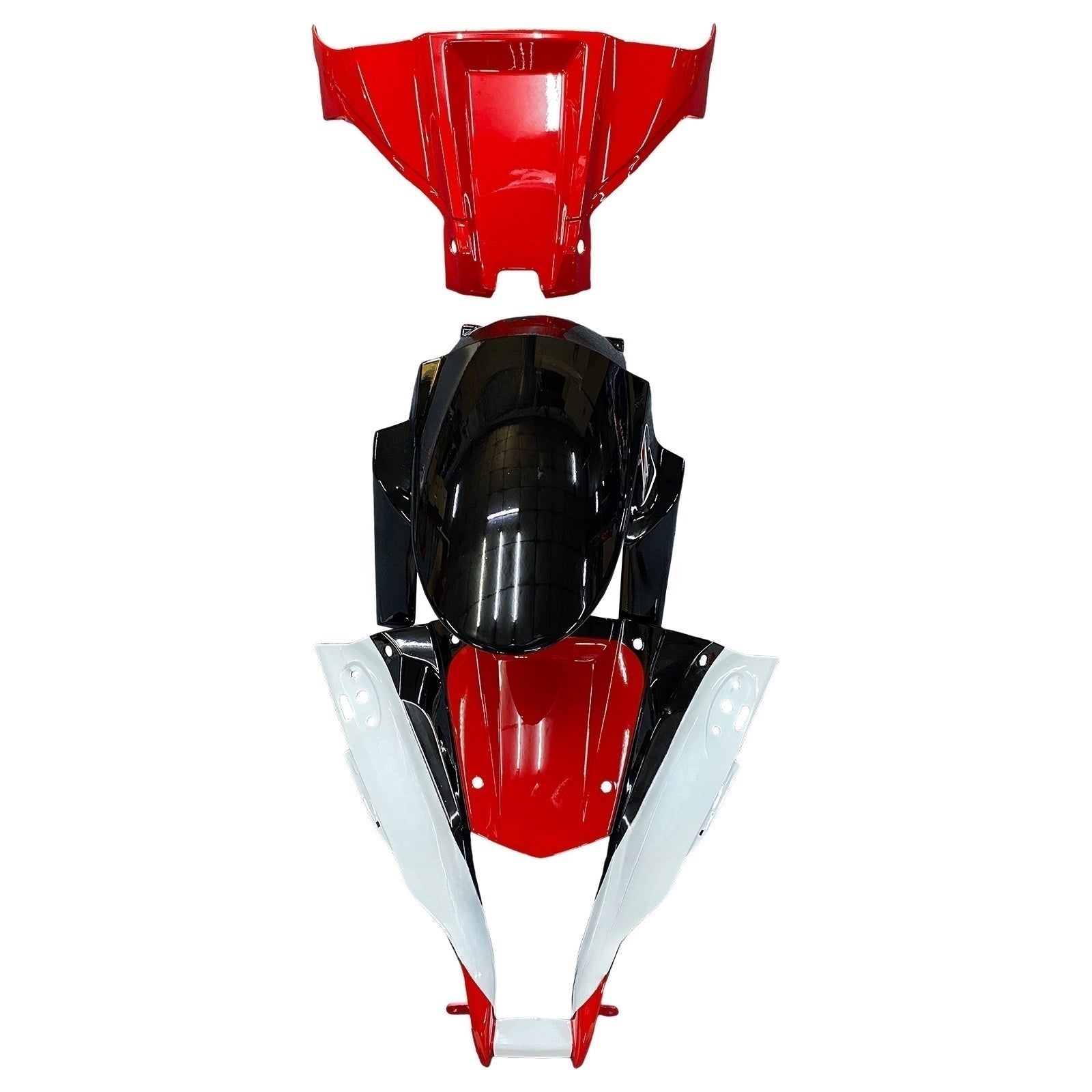 Amotopart pour Ninja ZX10R 2011-2015 rouge blanc bleu carrosserie carénage ABS moulé par Injection plastique ensemble 10 # générique