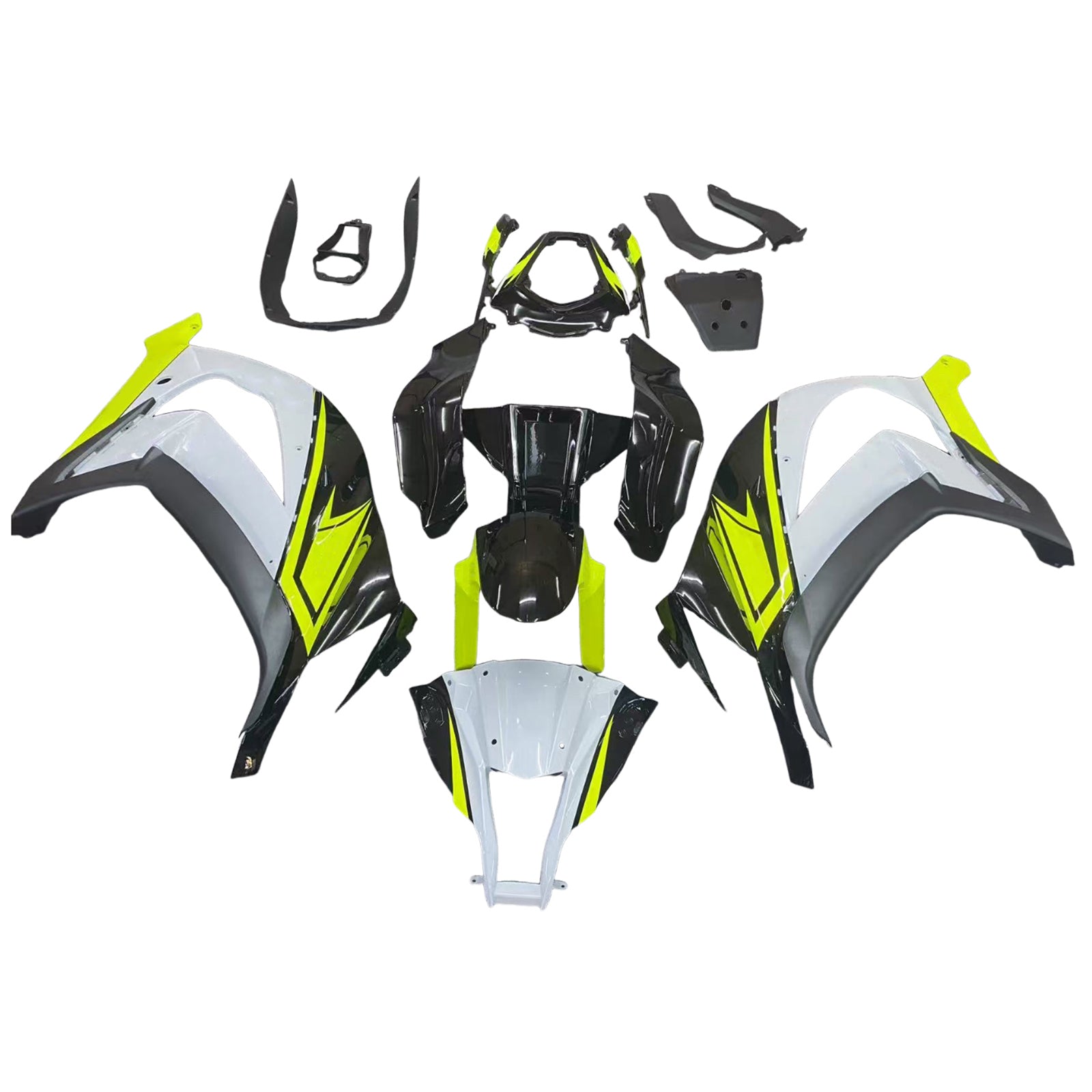2011-2015 Kawasaki ZX10R päällirakenteen ruiskutussuojaussarja Abs Muovi asennettu