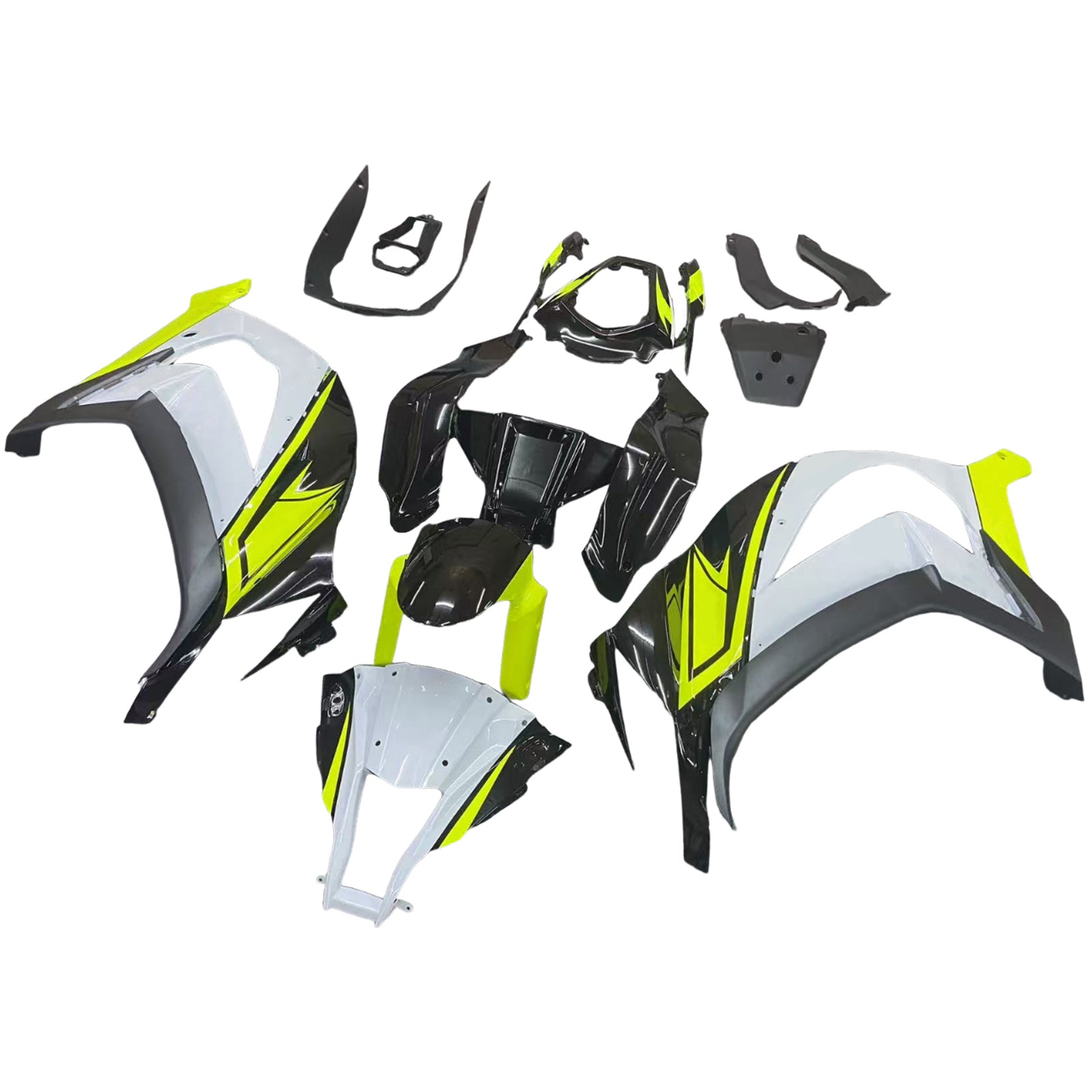 2011-2015 Kawasaki ZX10R päällirakenteen ruiskutussuojaussarja Abs Muovi asennettu