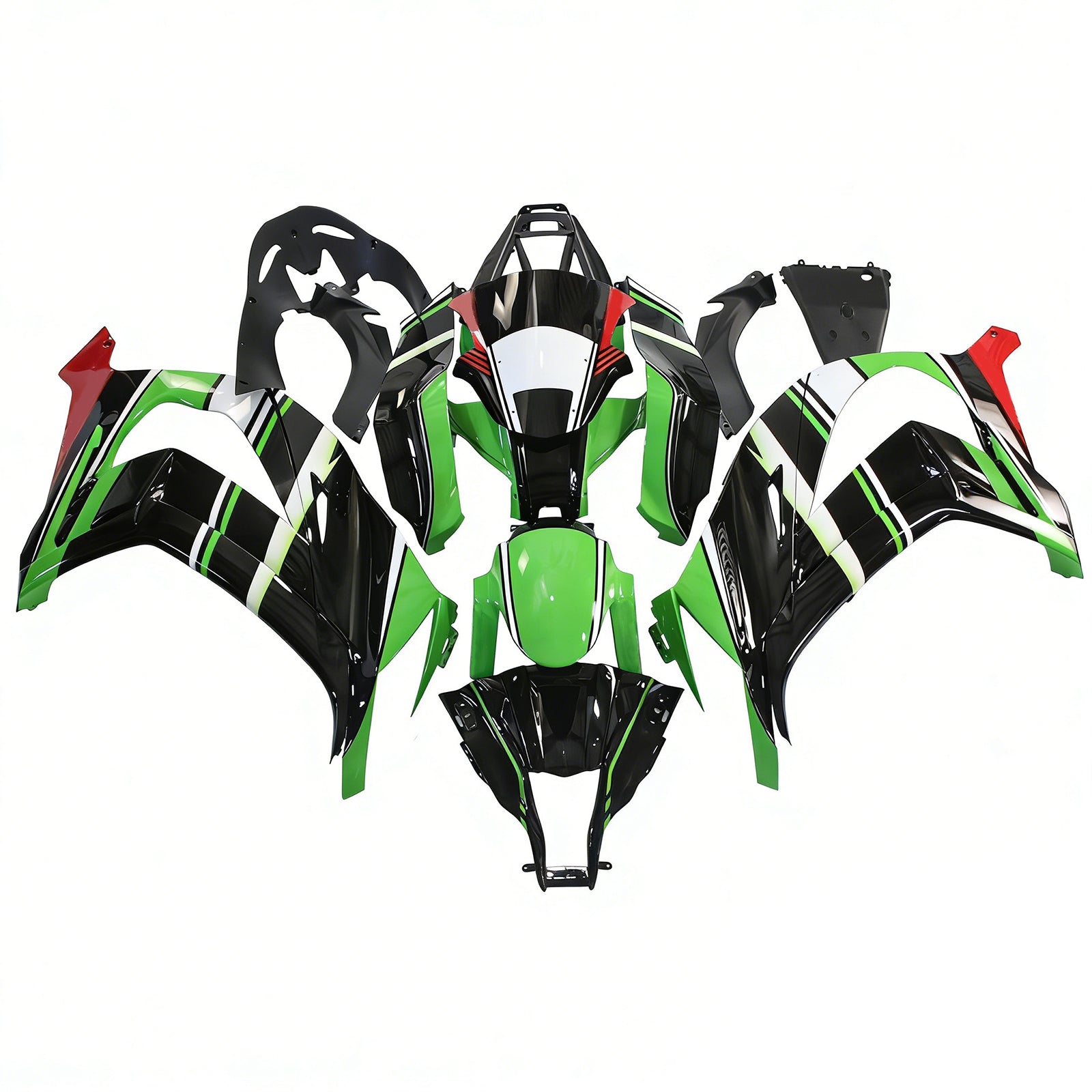 2011-2015 Kawasaki ZX10R Zestaw owiewek wtryskowych do nadwozia, wyposażony w plastik ABS