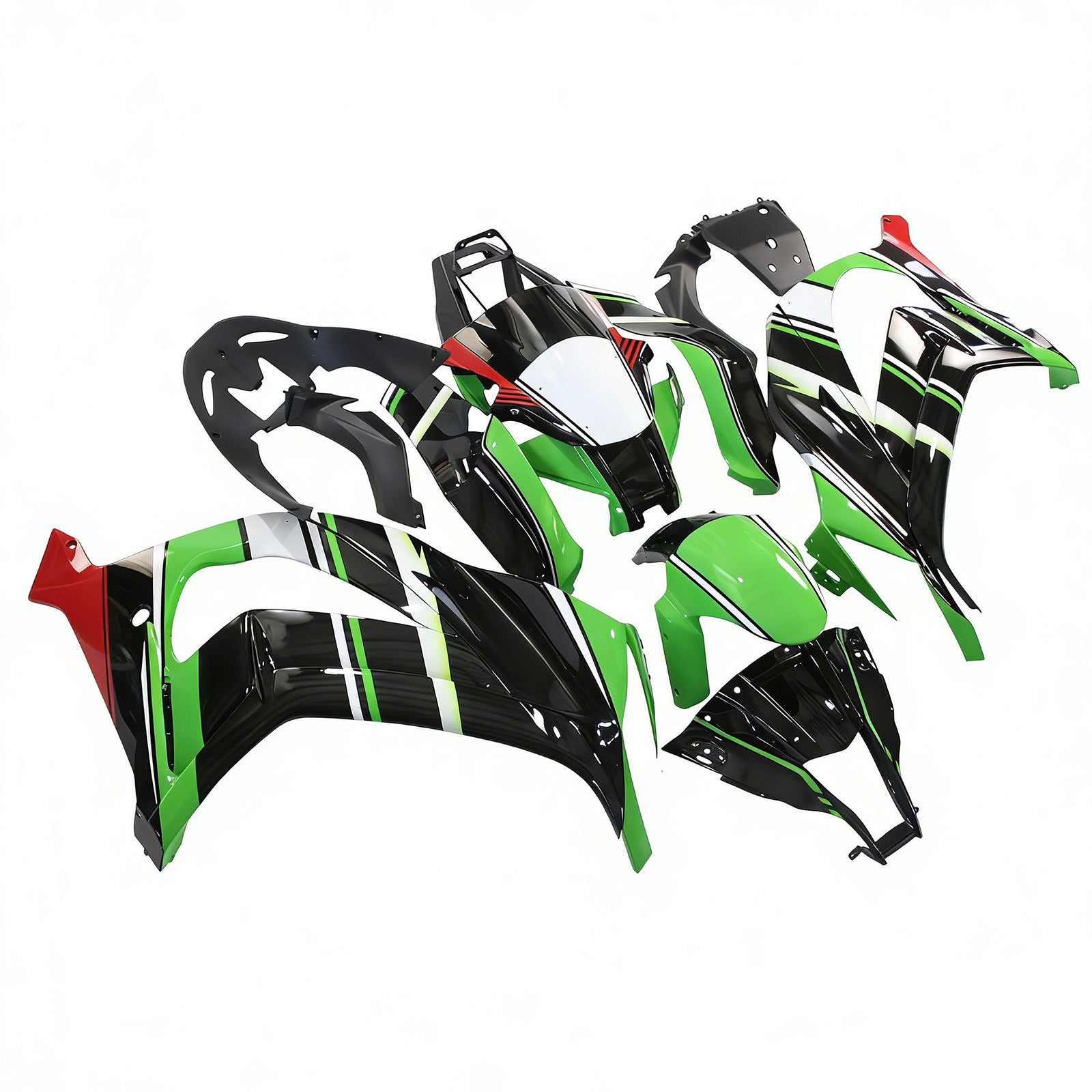 2011-2015 Kawasaki ZX10R Zestaw owiewek wtryskowych do nadwozia, wyposażony w plastik ABS