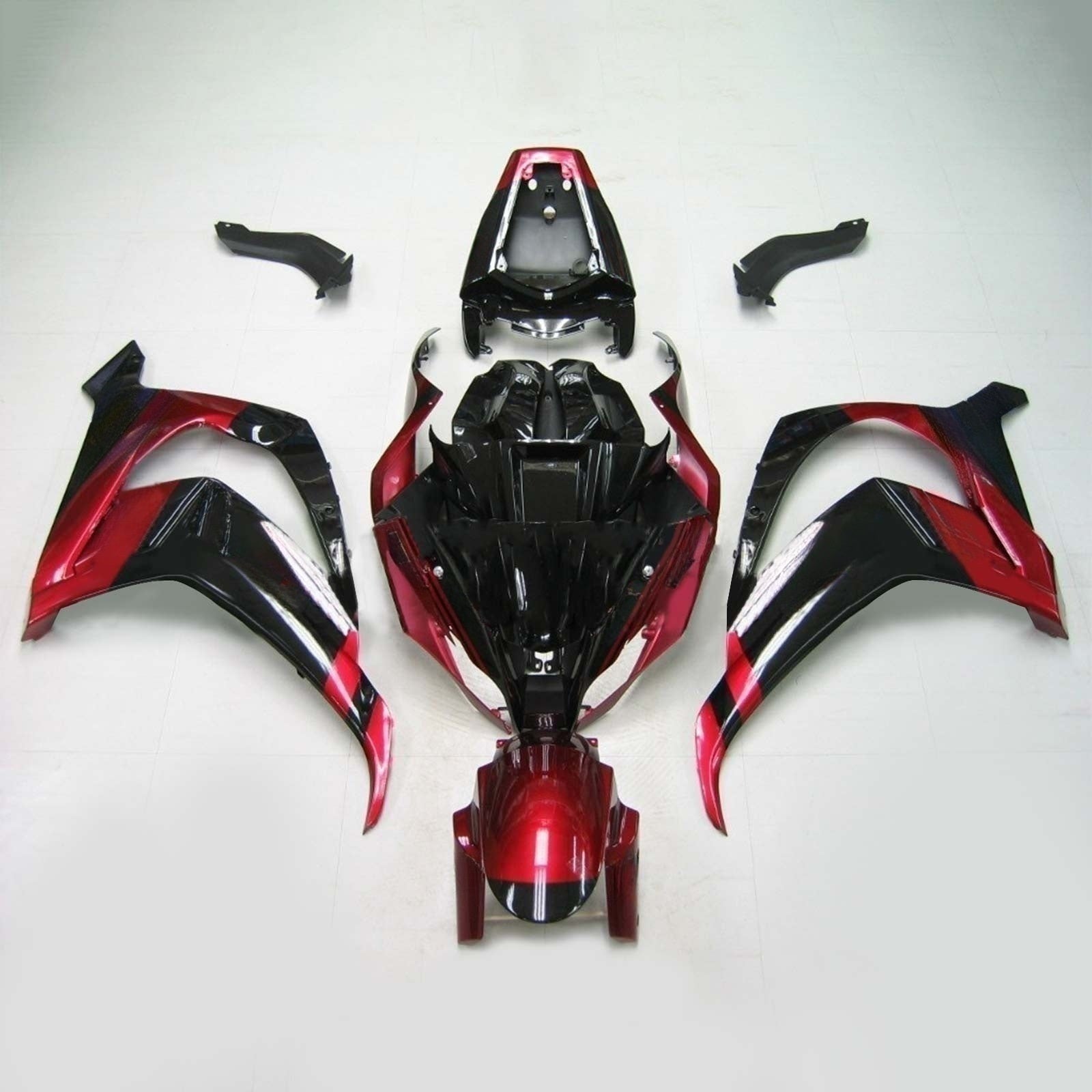 2011-2015 Kawasaki ZX10R Kit de carénage d'injection Bodywork Abs en plastique ajusté