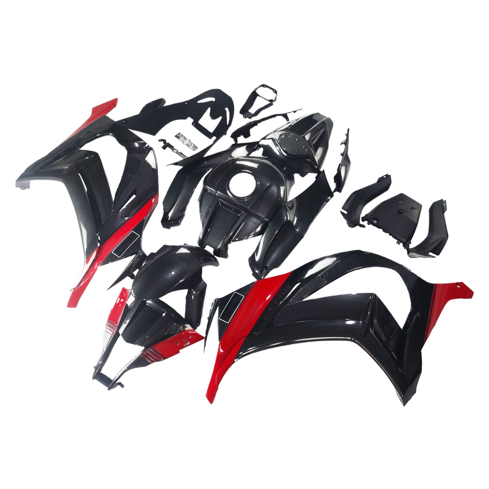 Kit carenatura Kawasaki ZX10R 2011-2015 - ABS iniettato - Paraurti, coperture radiatore & protezioni laterali