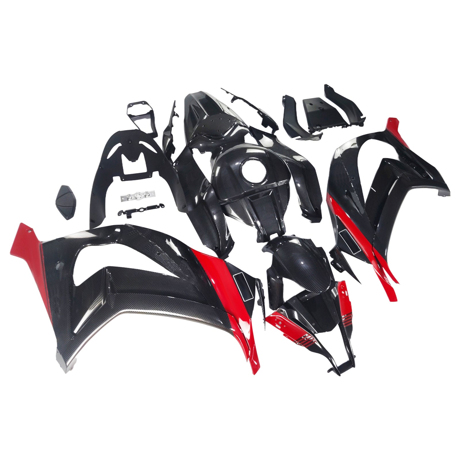 Kit carenatura Kawasaki ZX10R 2011-2015 - ABS iniettato - Paraurti, coperture radiatore & protezioni laterali