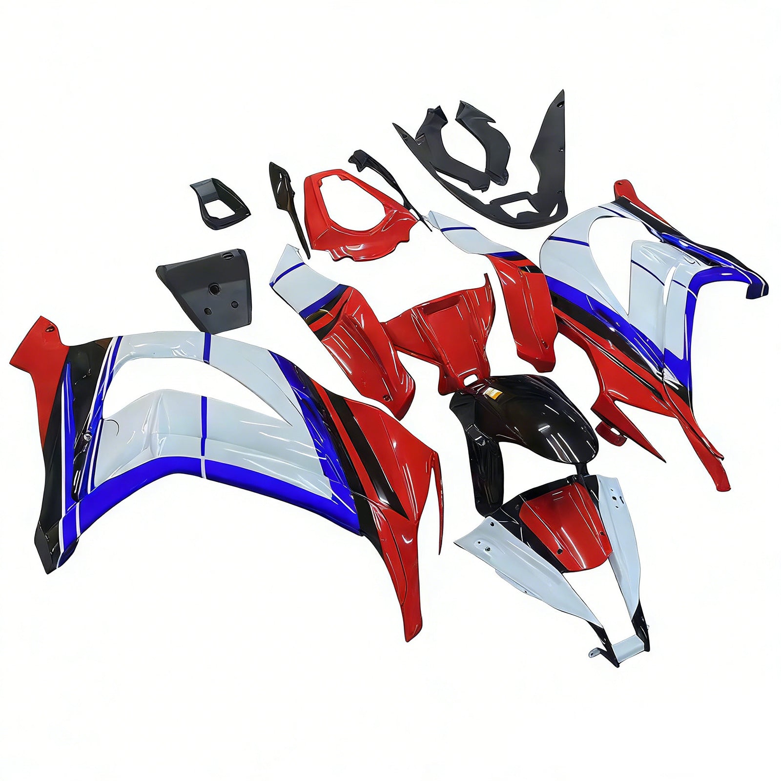 Amotopart Kawasaki ZX10R 2011-2015 ABS muovinen korin suojasarja