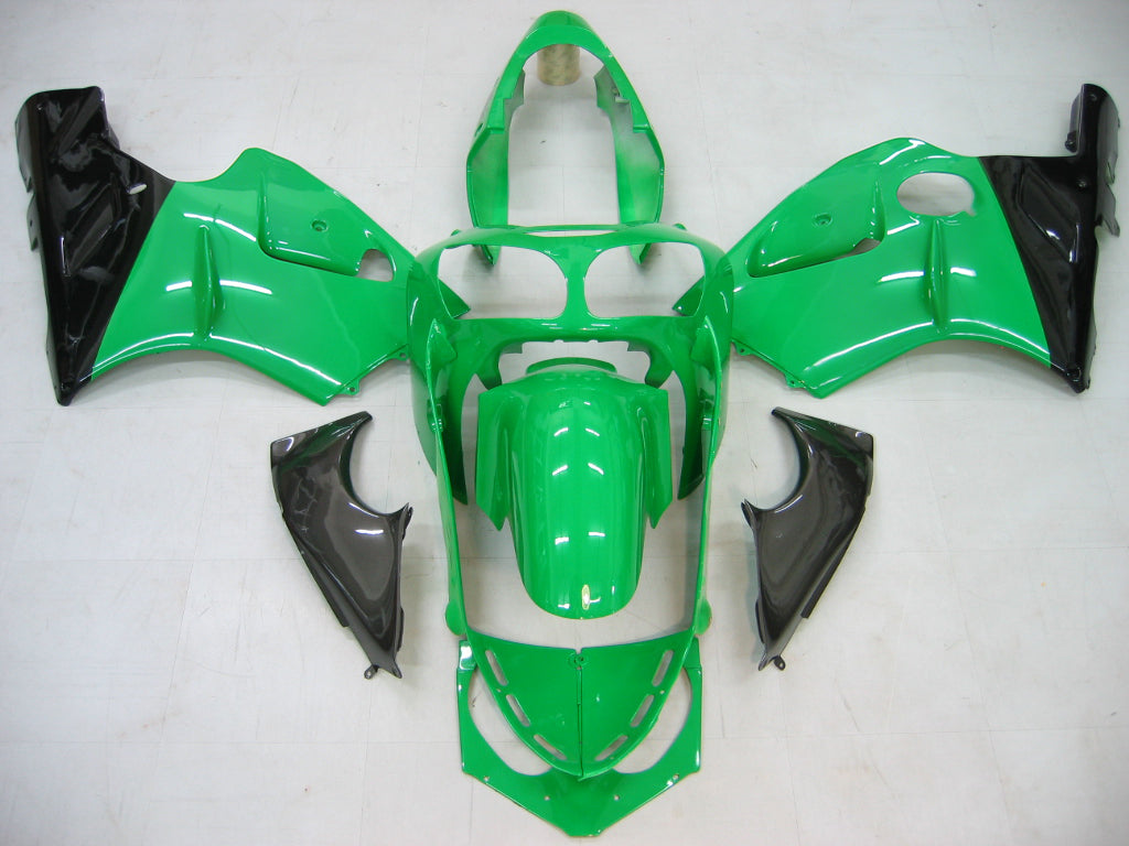 Carénages Amotopart 2000-2001 Kawasaki ZX12R Vert & Noir ZX12R Generic