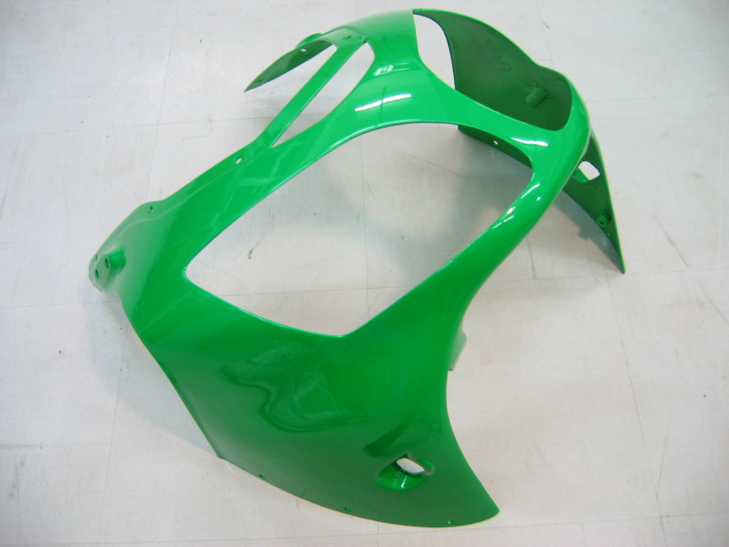 Amotopart pour Ninja ZX12R 2000-2001 carénage de carrosserie vert et noir ensemble de plastiques moulés par Injection ABS 3 # générique