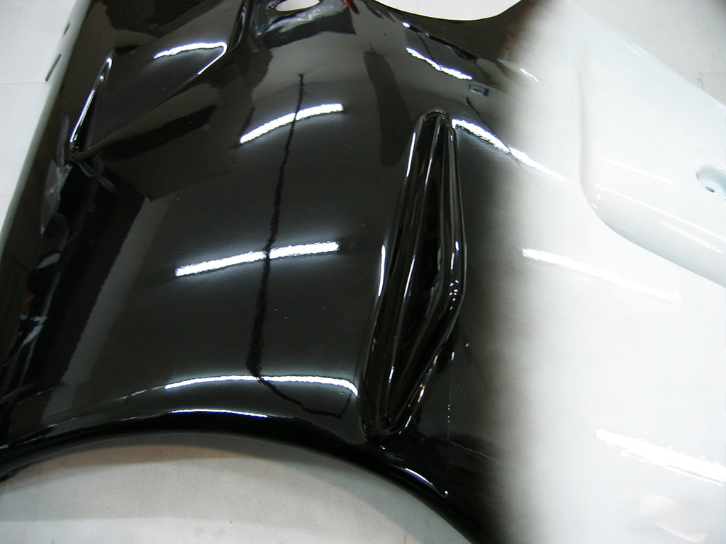 Owiewki Amotopart 2000-2001 Kawasaki ZX12R Czarno-białe West Generic