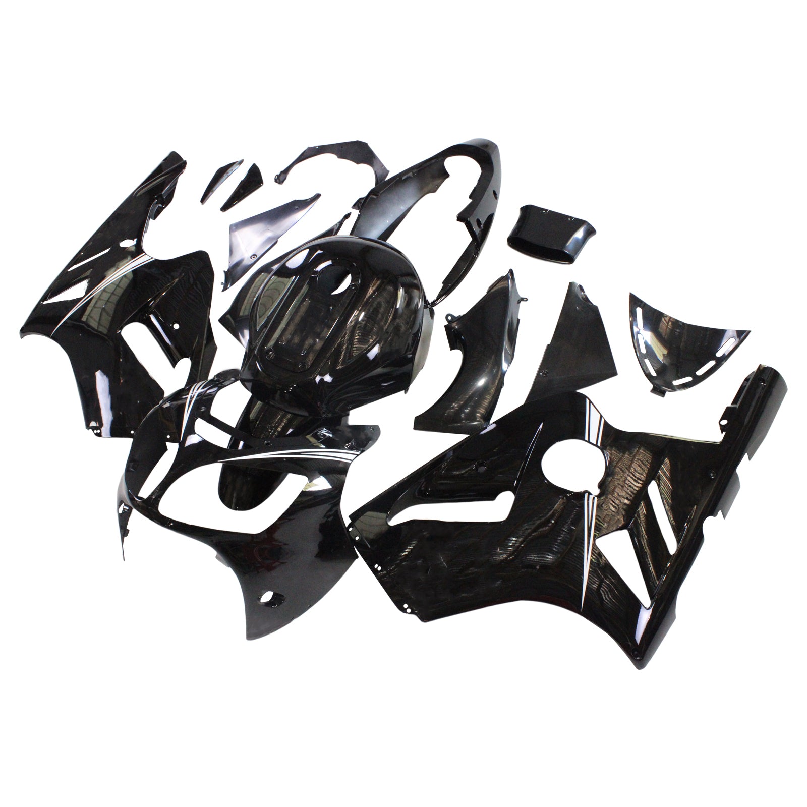 Kit de carenado de inyección de carrocería de plástico ABS Kawasaki ZX12R 2000-2001