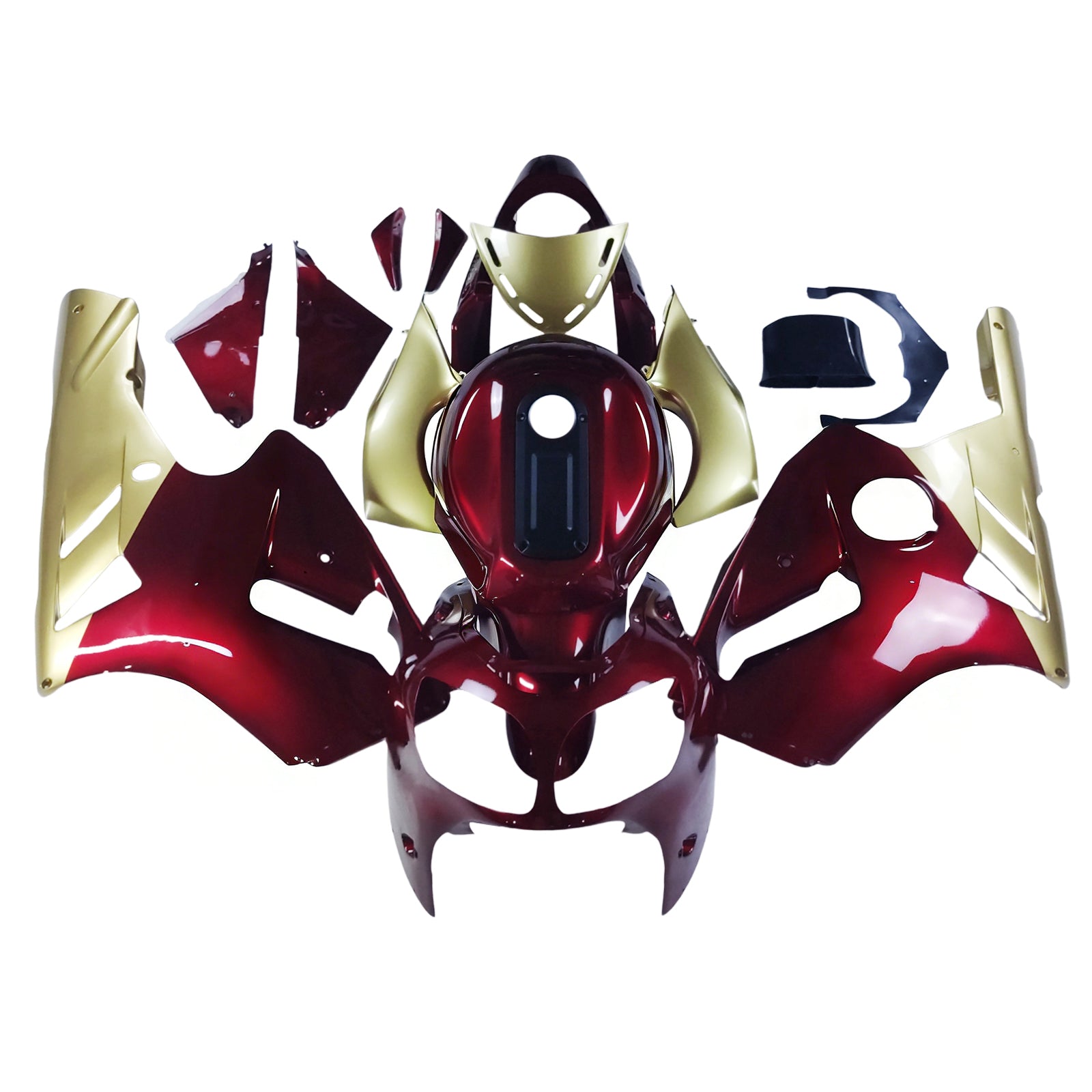 2000-2001 Kawasaki ZX12R ABS kunststof carrosserie-injectiekuipset geschikt
