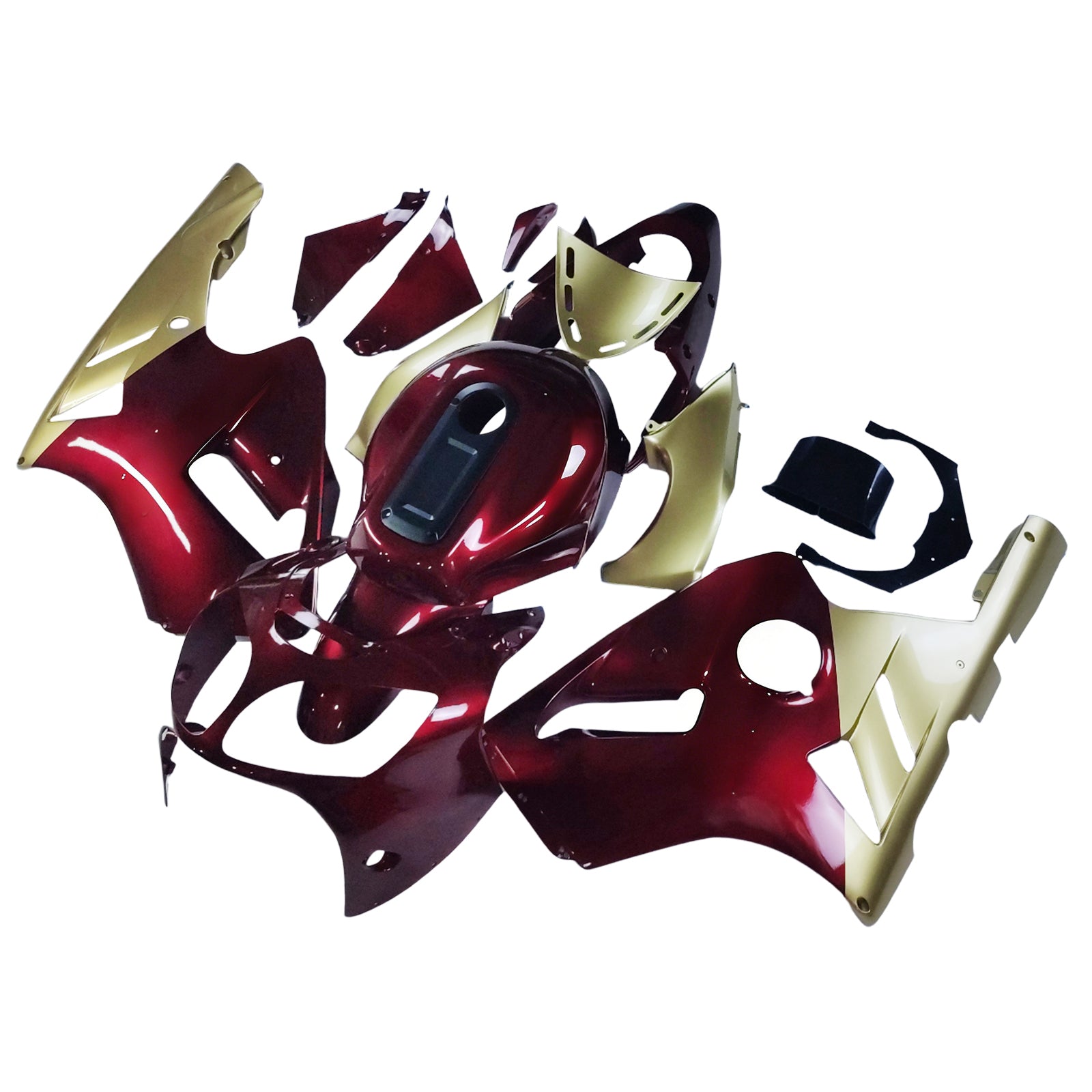 2000-2001 Kawasaki ZX12R ABS kunststof carrosserie-injectiekuipset geschikt