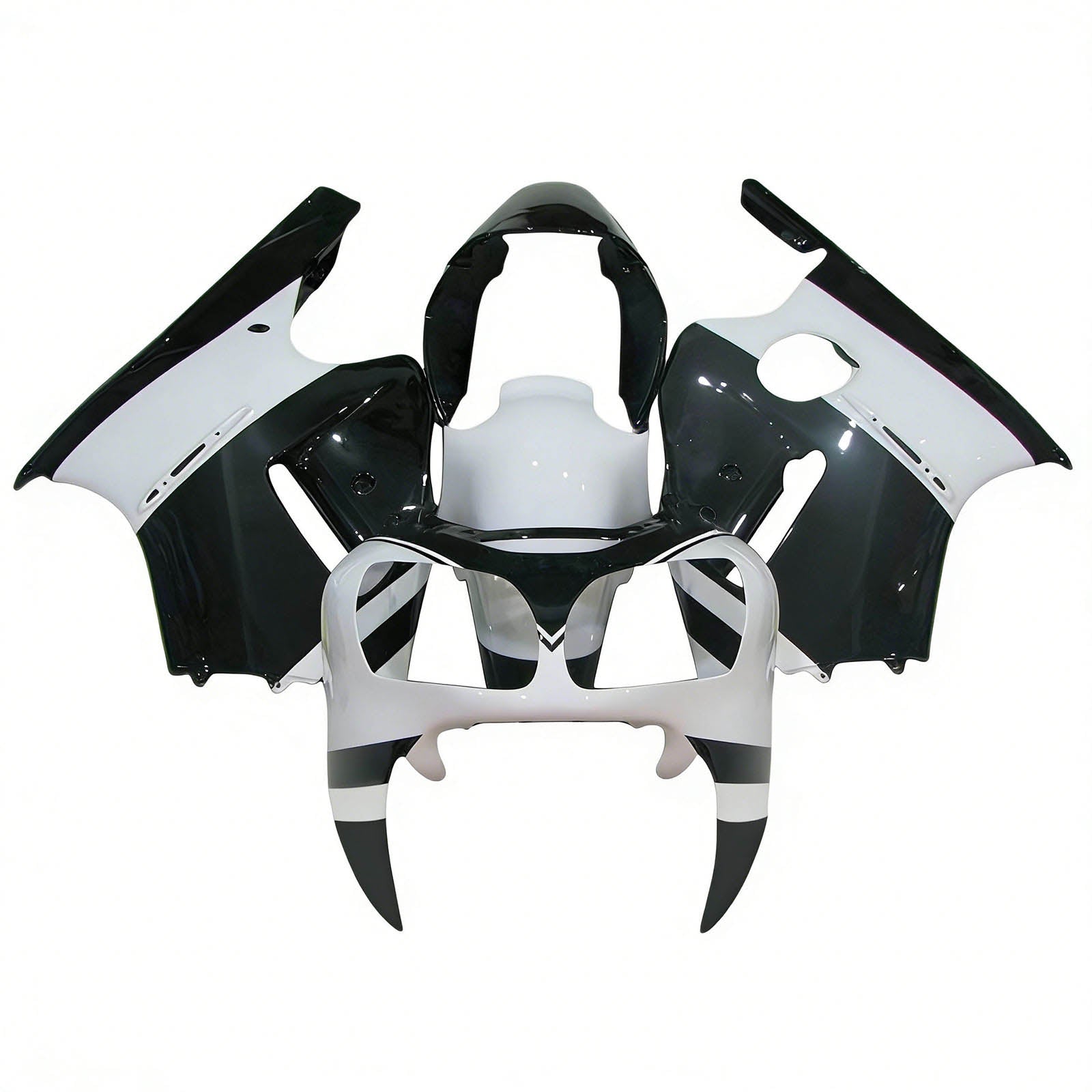 2000-2001 Kawasaki ZX12R Kit de carénage d'injection carrosserie plastique ABS