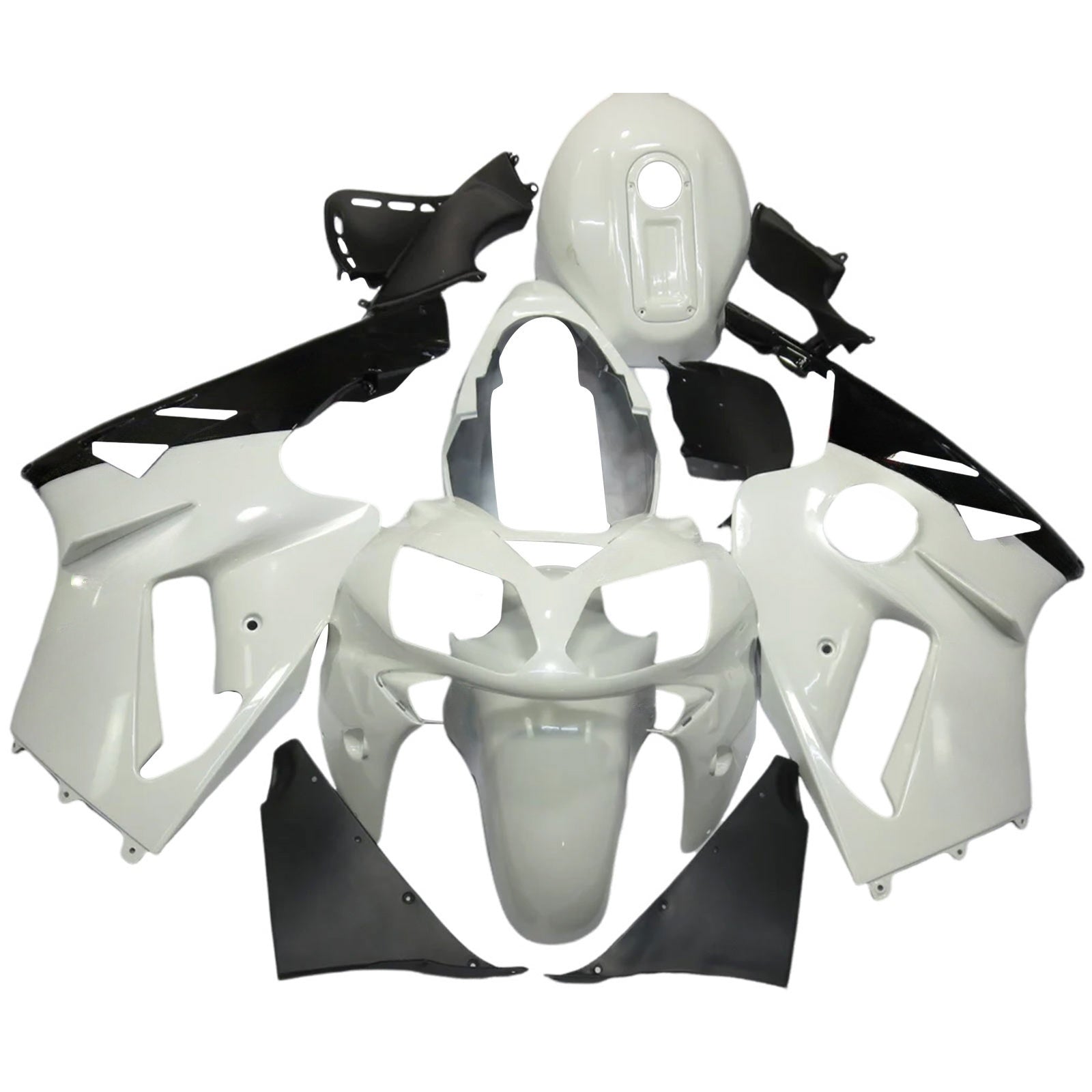 2000-2001 Kawasaki ZX12R Kit de carénage d'injection carrosserie plastique ABS