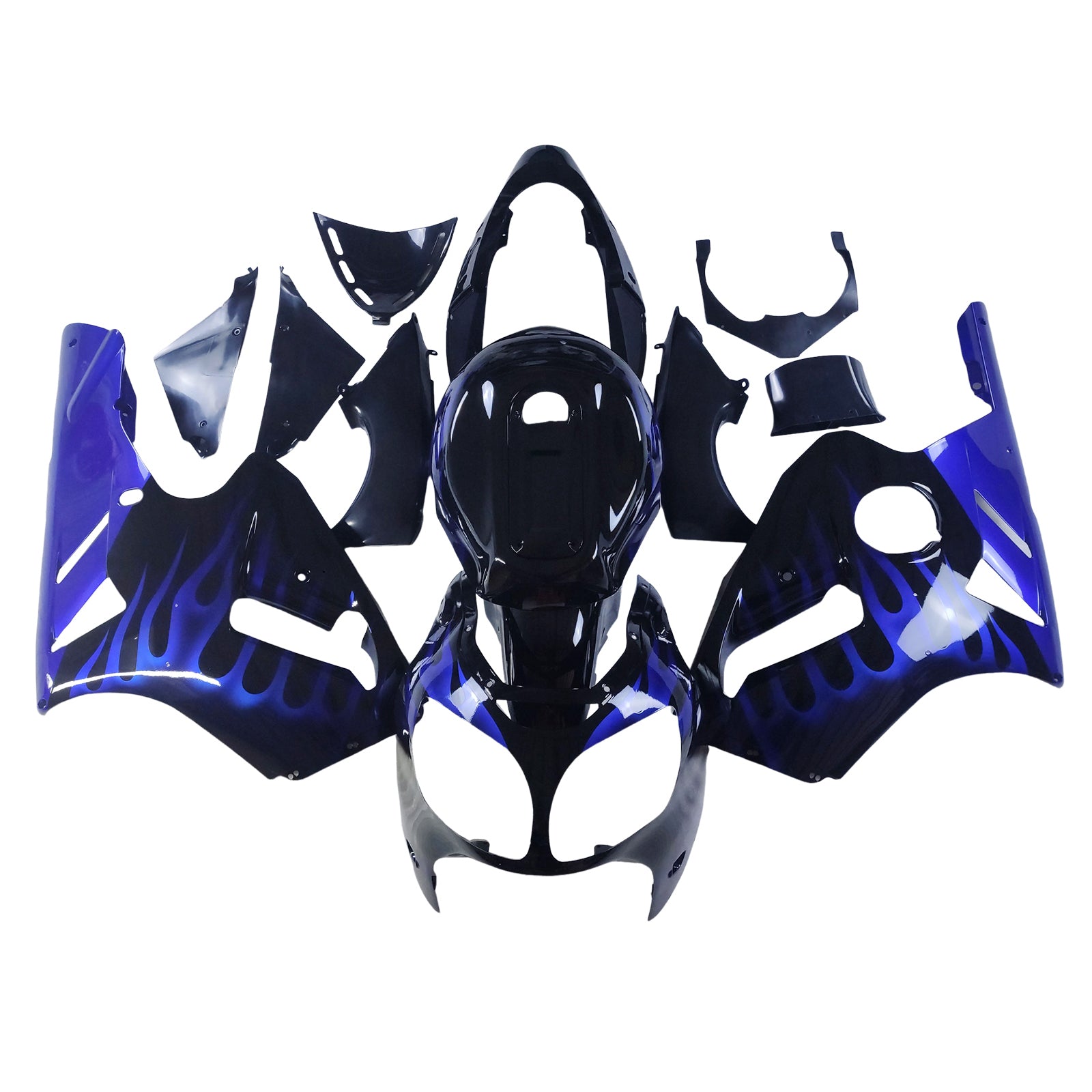 2000-2001 Kawasaki ZX12R injectiekuipset ABS kunststof carrosserie