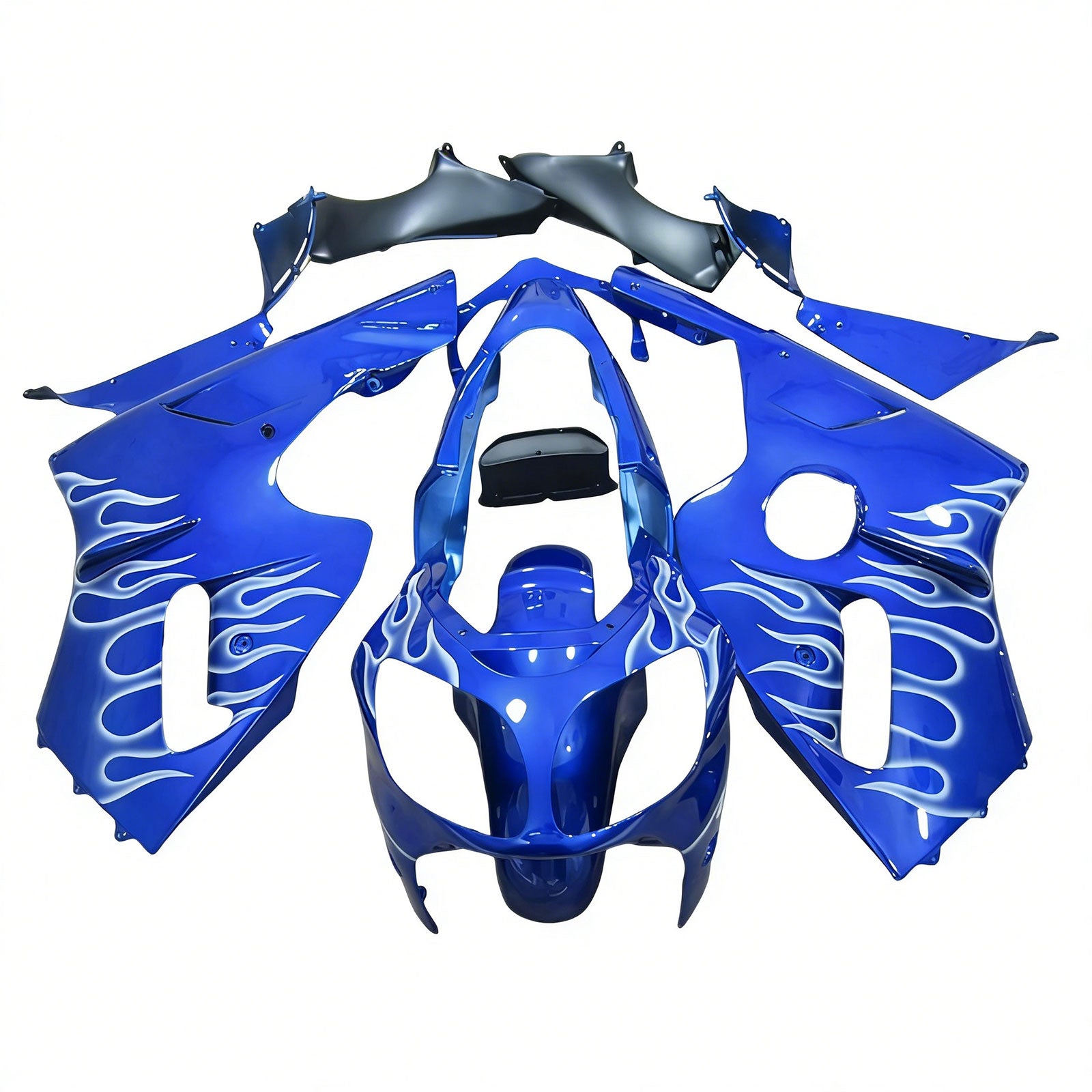 2000-2001 Kawasaki ZX12R Kit de carénage d'injection carrosserie plastique ABS