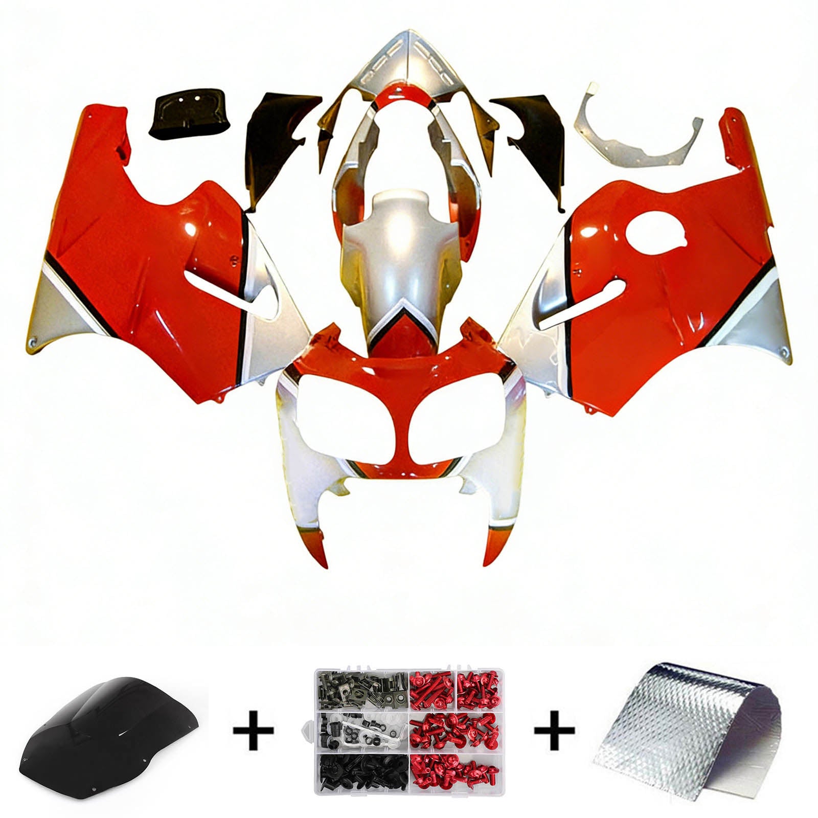 2000-2001 KAWASAKI ZX12R KIT Injekcije Corrier Plastic ABS