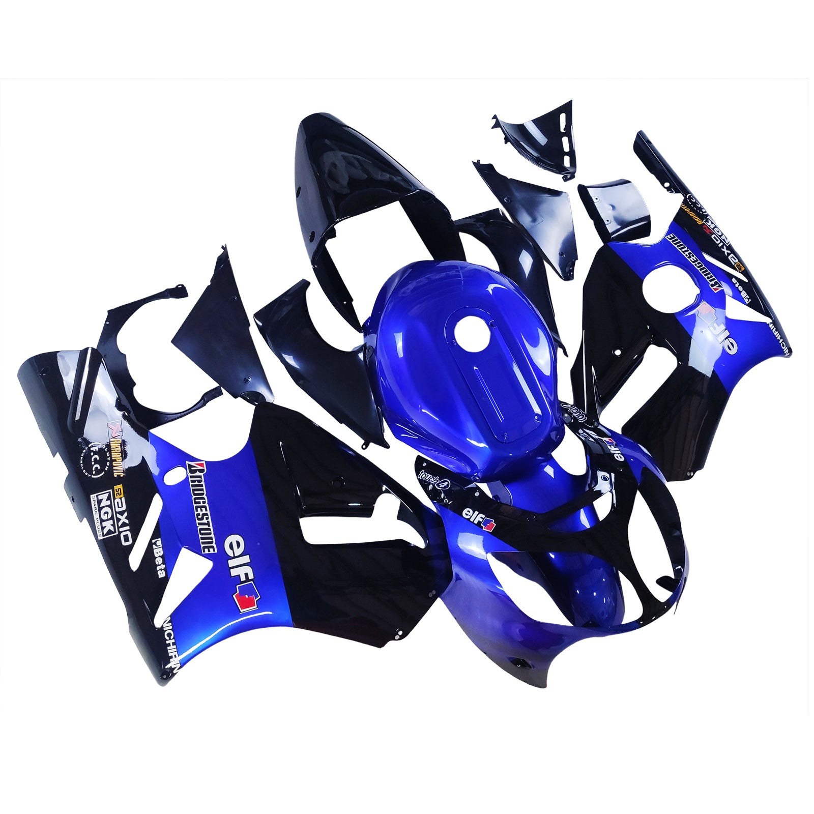 2000-2001 KAWASAKI ZX12R KIT Injekcije Corrier Plastic ABS