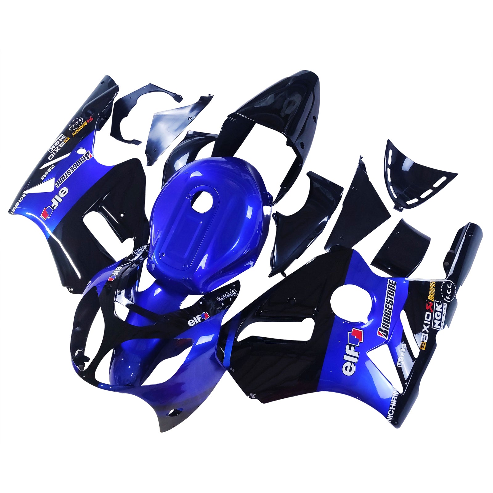 2000-2001 KAWASAKI ZX12R KIT Injekcije Corrier Plastic ABS