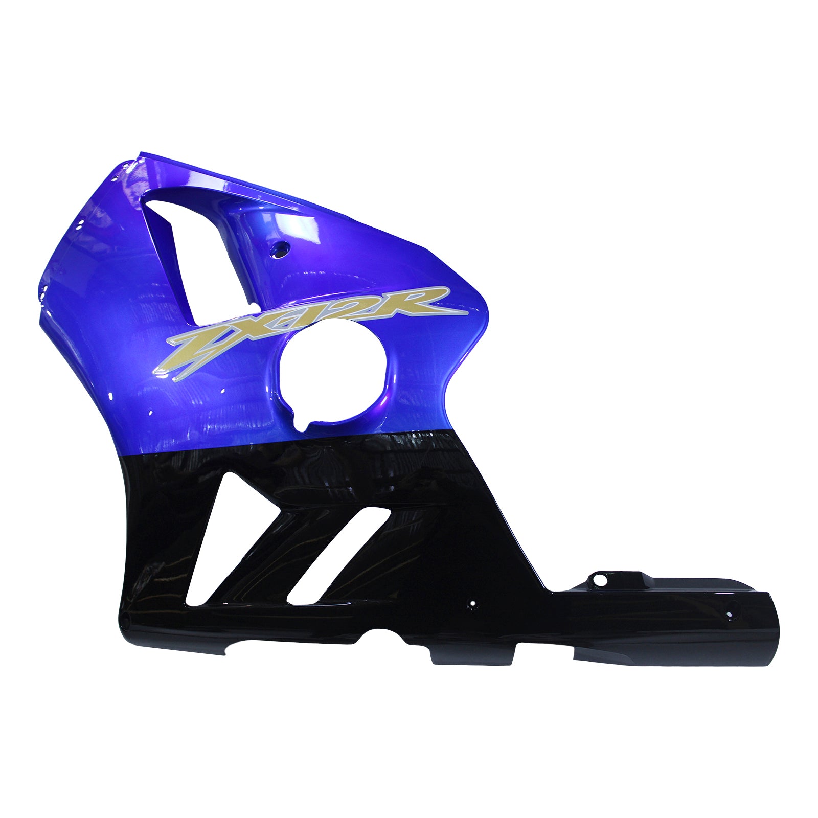 Amotopart dla Ninja ZX12R 2002-2005 niebieski czarny nadwozie Fairing ABS zestaw formowany wtryskowo z tworzywa sztucznego 1 # Generic