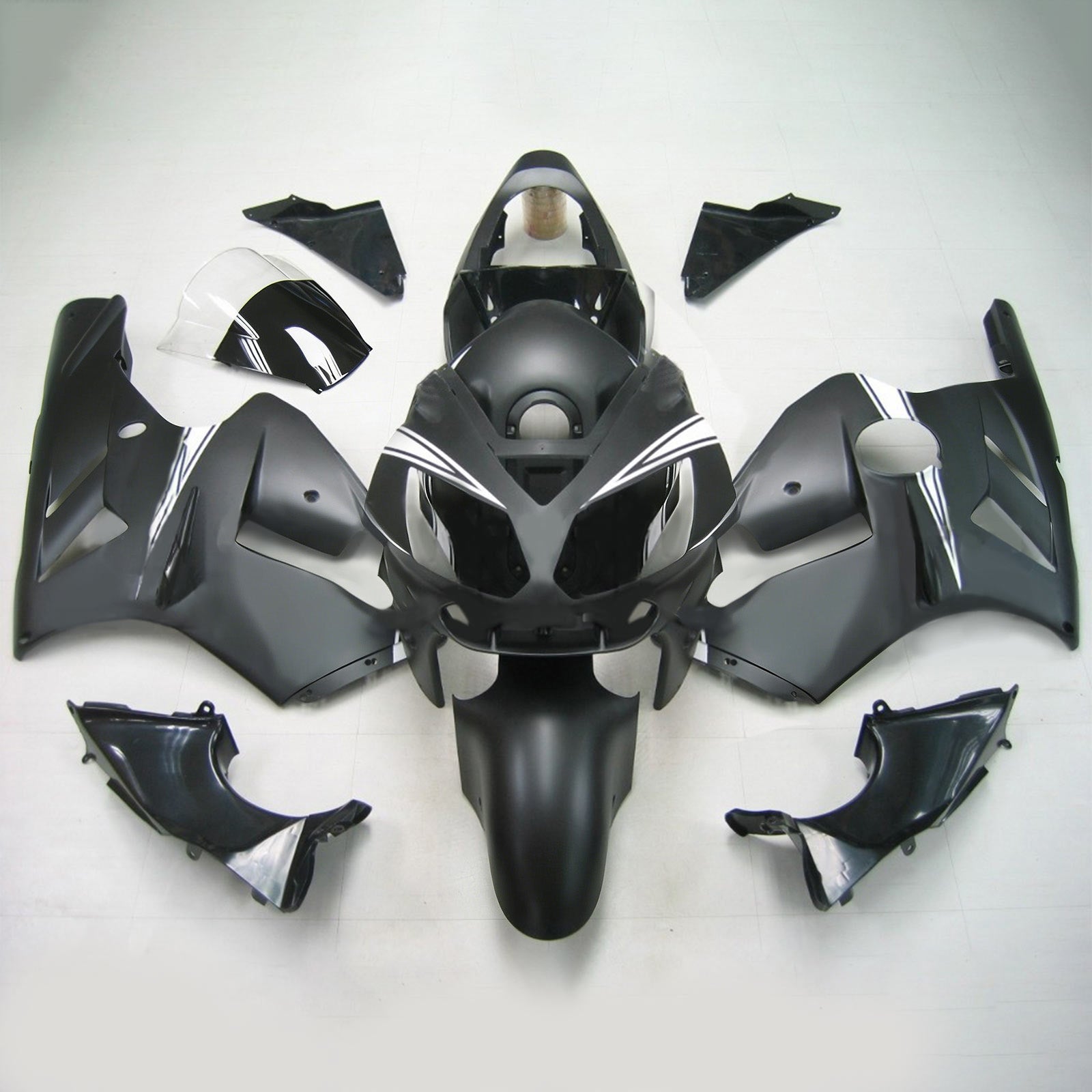 Injection Fairing Kit Bodywork Plastic ABS fit For Kawasaki ZX12R 2002-2005