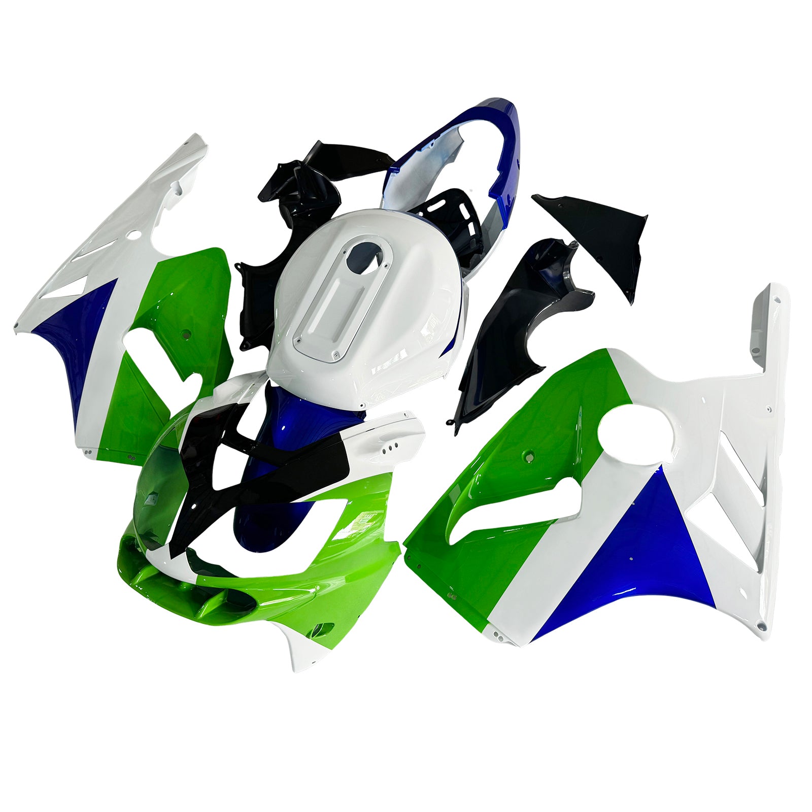 Kit carena iniezione carrozzeria in plastica ABS adatta per Kawasaki ZX12R 2002-2005