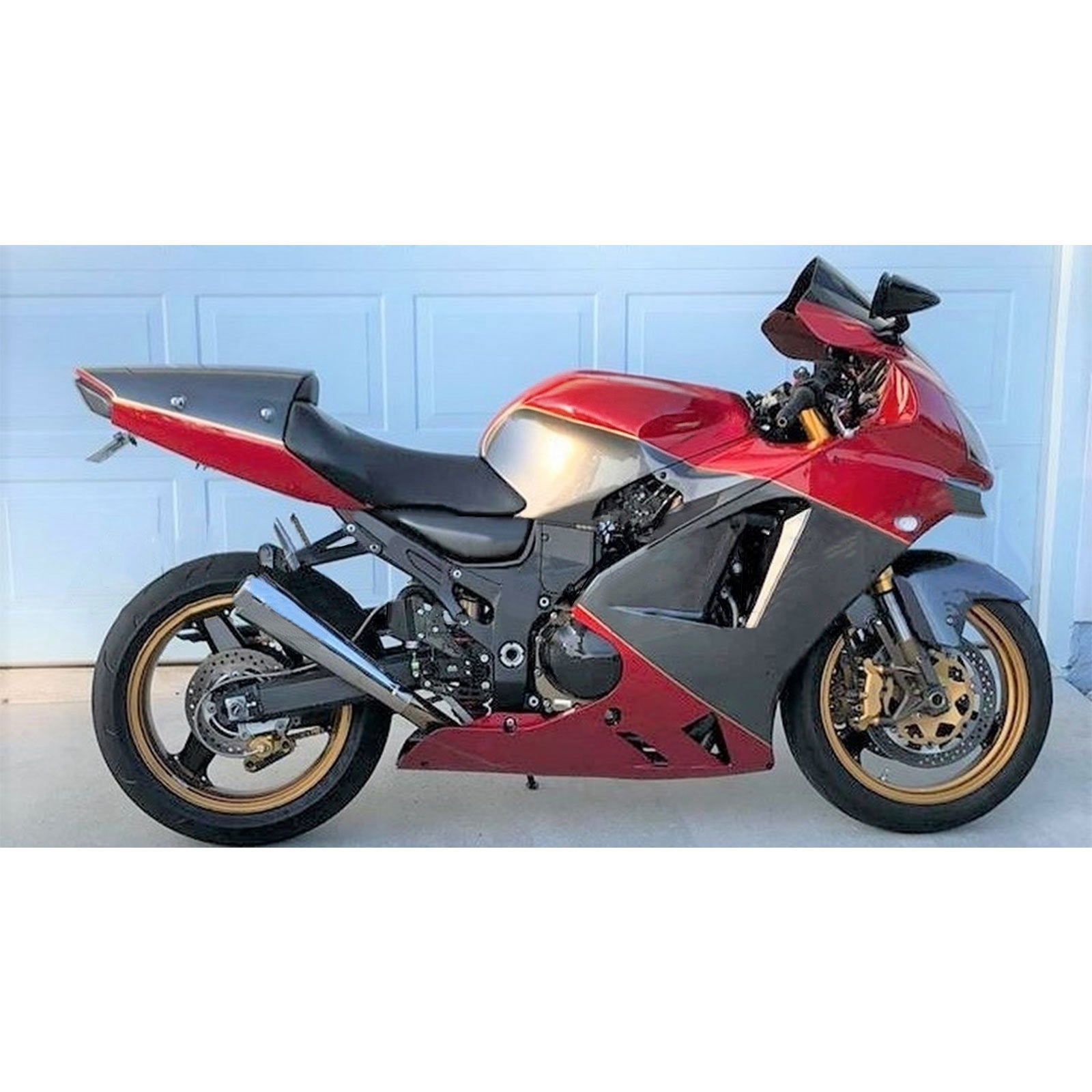 Vbrizgavanje kompleta za karoserijo plastični abs, ki je primeren za Kawasaki ZX12R 2002-2005
