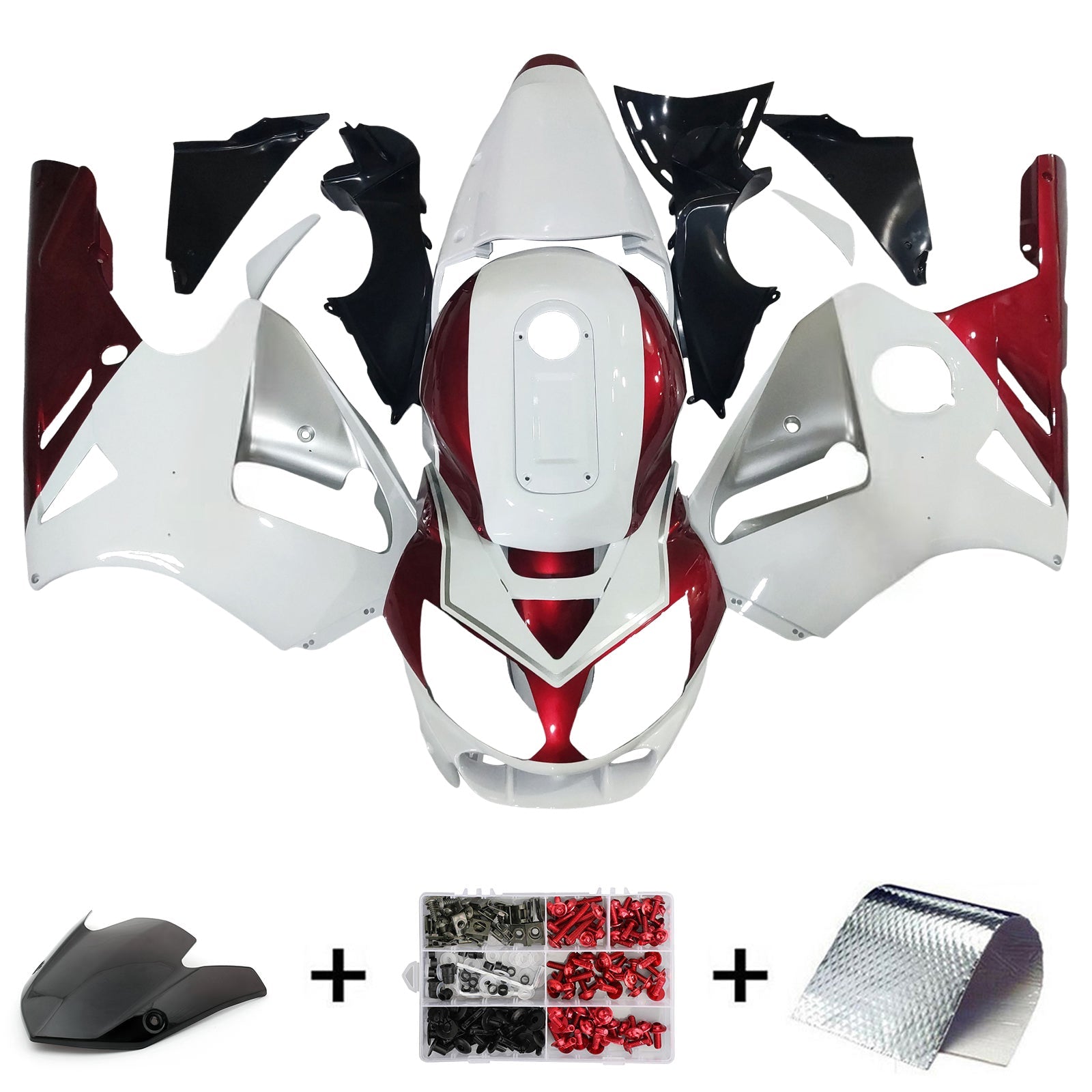 2002-2005 Kawasaki ZX12R injectiekuipset ABS kunststof carrosserie