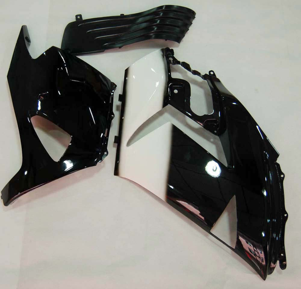 Carénages Amotopart 2006-2011 Kawasaki ZX14R Noir Blanc West Ninja Generic