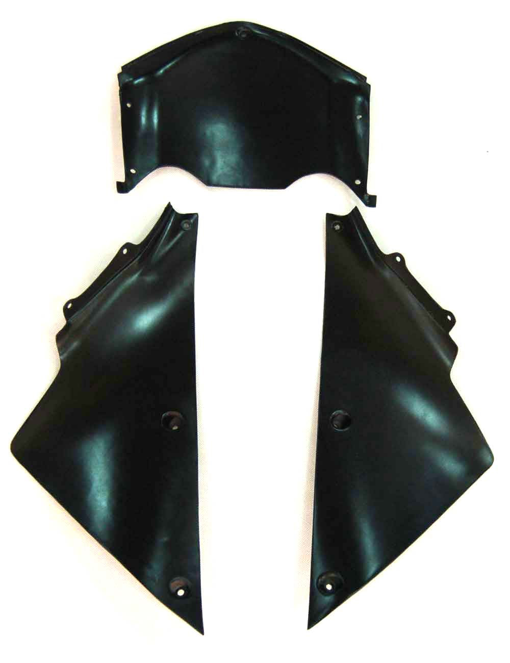 Amotopart pour Ninja ZX14R 2006-2011 carénage de carrosserie noir et violet ensemble de plastiques moulés par Injection ABS 4 # générique