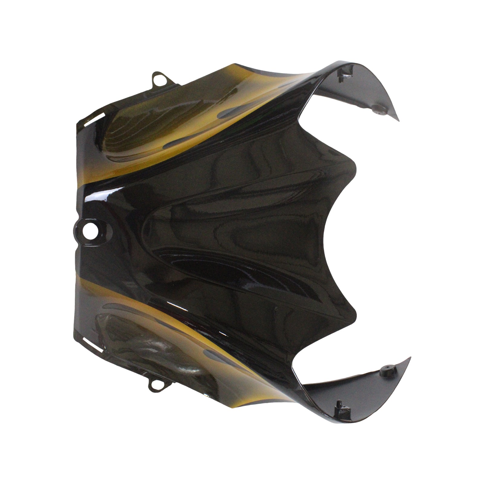 Amotopart pour Ninja ZX14R 2006-2011 noir et or flamme carrosserie carénage ABS moulé par Injection plastique ensemble 6 # générique