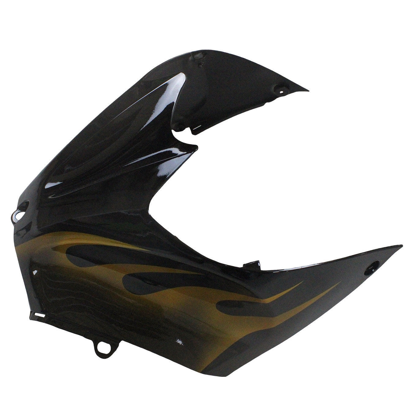 Amotopart pour Ninja ZX14R 2006-2011 noir et or flamme carrosserie carénage ABS moulé par Injection plastique ensemble 6 # générique