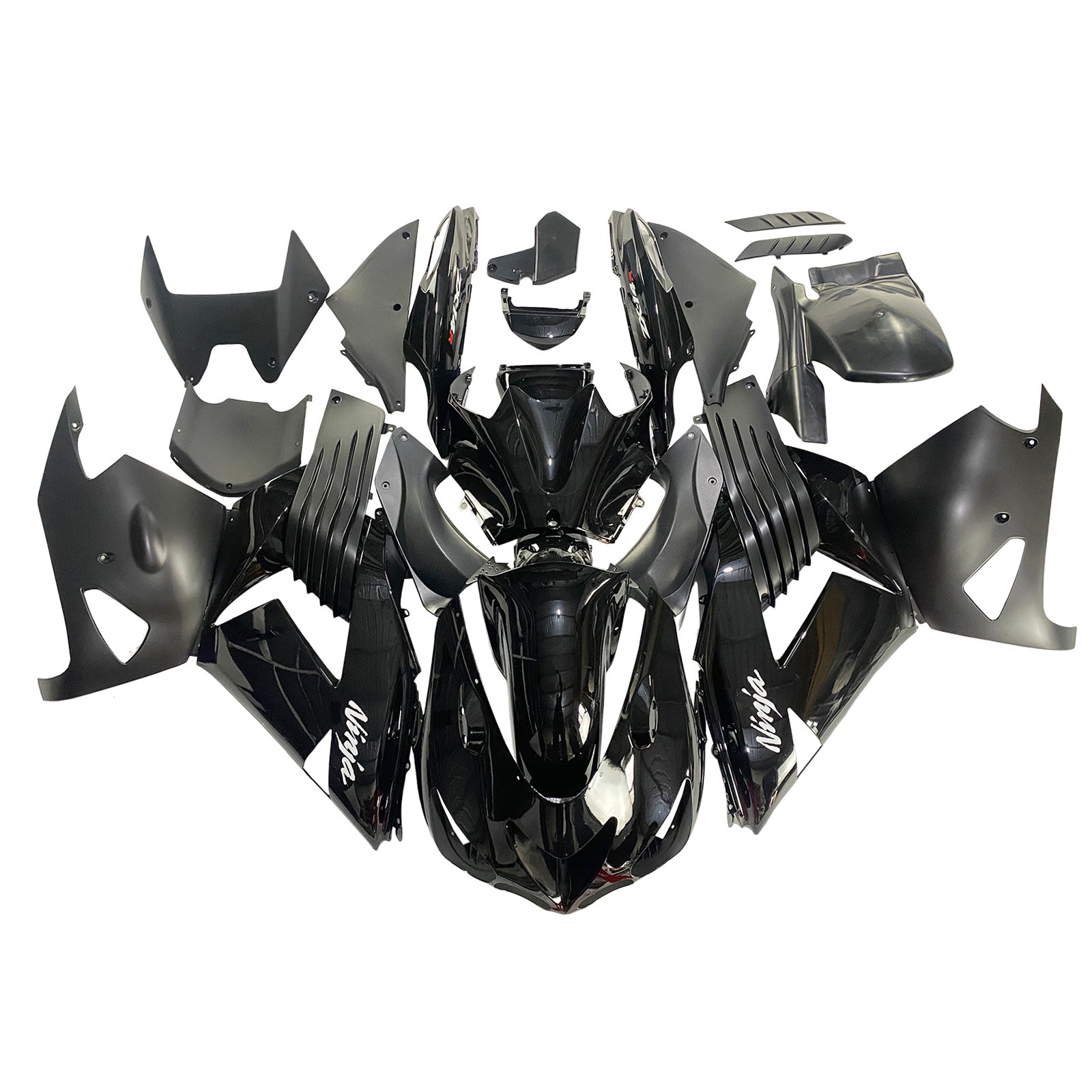 Amotopart Fairings 2006-2011 Kawasaki ZX14R Black Ninja Generic