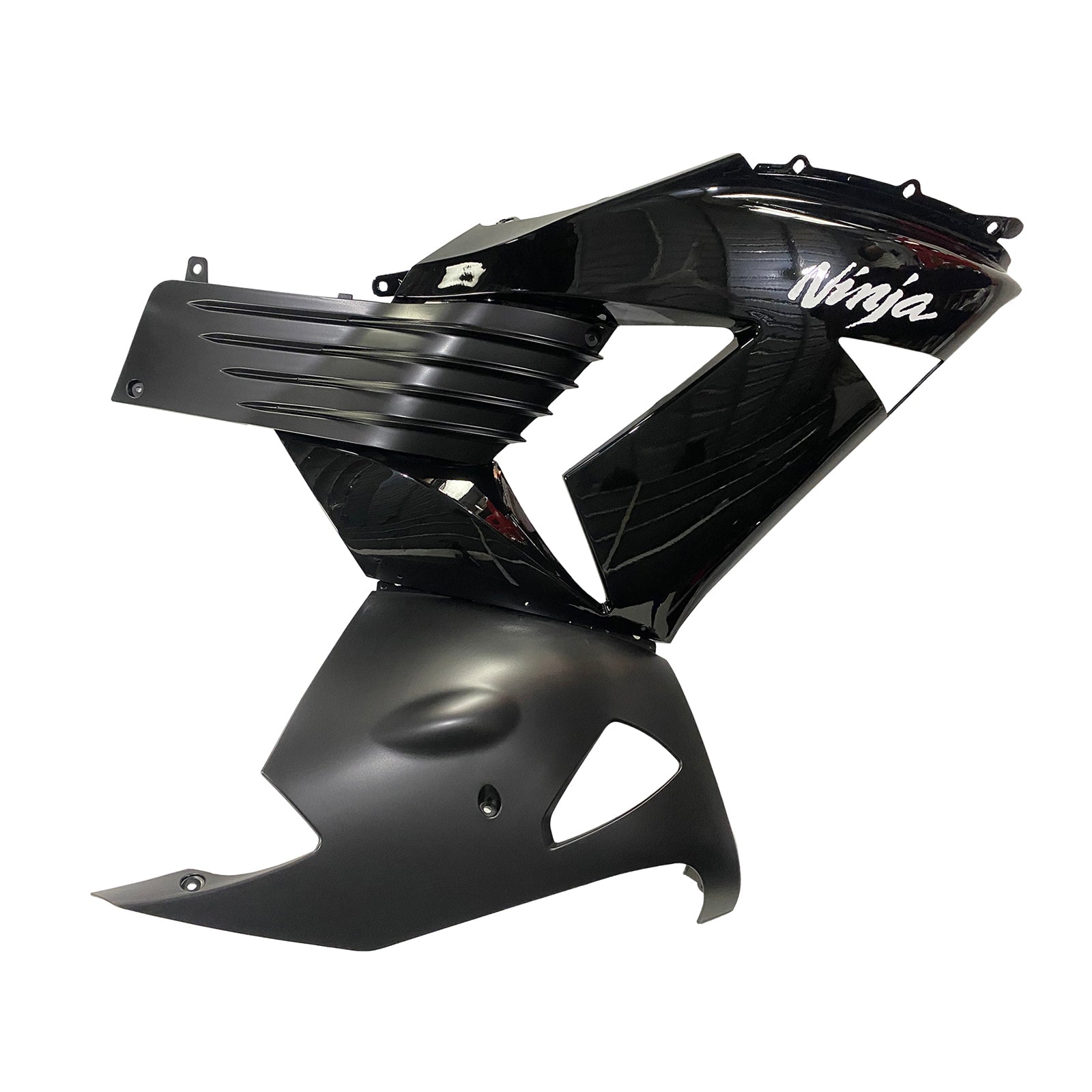 Amotopart dla Ninja ZX14R 2006-2011 zielony czarny nadwozie Fairing ABS formowany wtryskowo zestaw z tworzywa sztucznego 8 # Generic