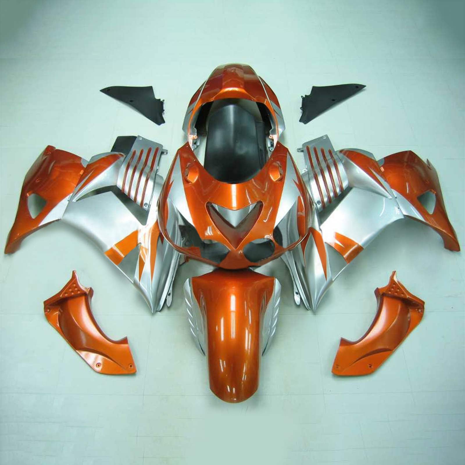 Kit de carénage par injection , carrosserie en plastique ABS Pour Kawasaki ZX14R 2006-2011