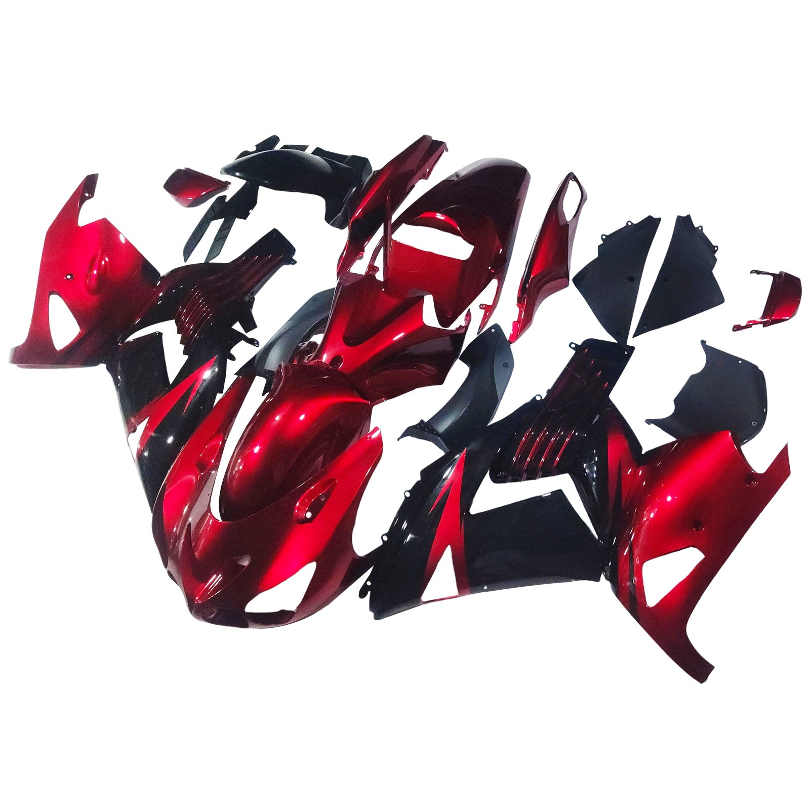 Amotopart Kawasaki ZX14R 2006-2011 ABS kunststof carrosseriekuipset