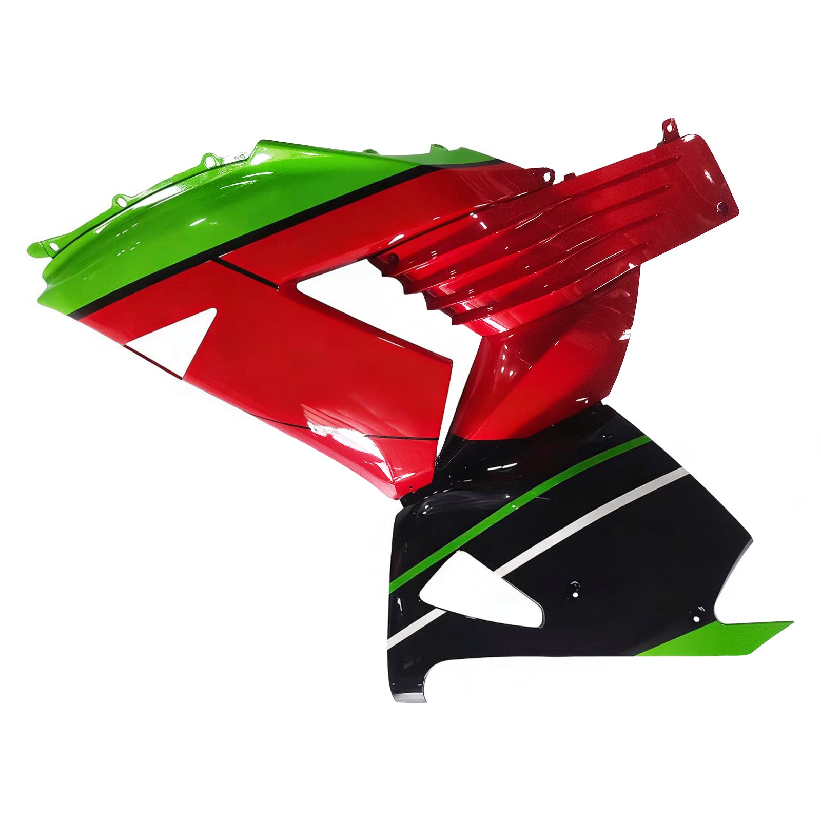 Amotopart Kawasaki ZX14R 2006-2011 Kit Carénage Carrosserie Plastique ABS